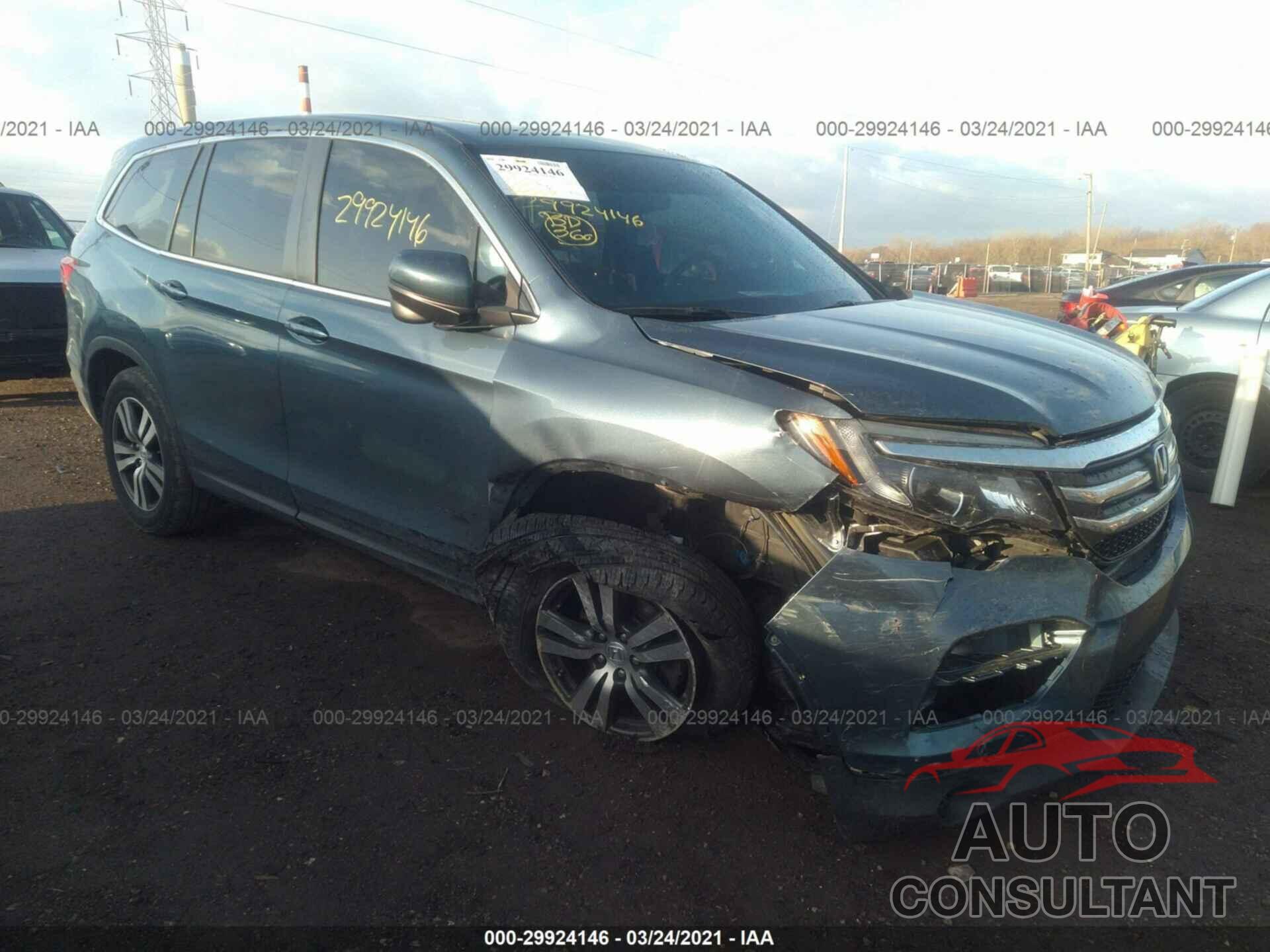 HONDA PILOT 2017 - 5FNYF6H85HB060822