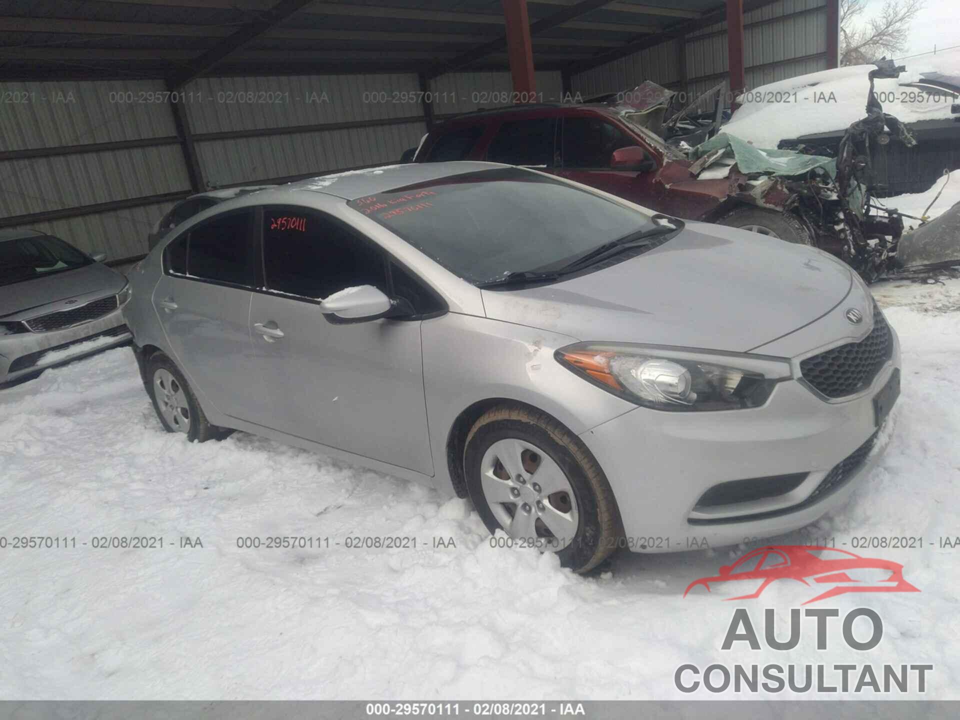 KIA FORTE 2016 - KNAFK4A68G5524943