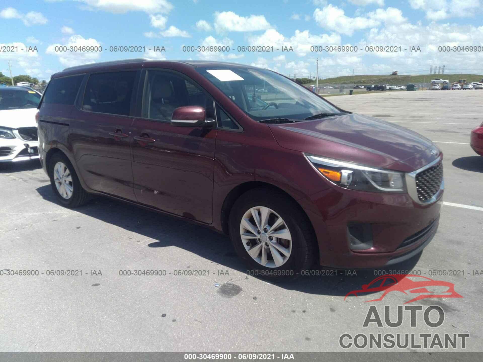 KIA SEDONA 2016 - KNDMB5C13G6148387