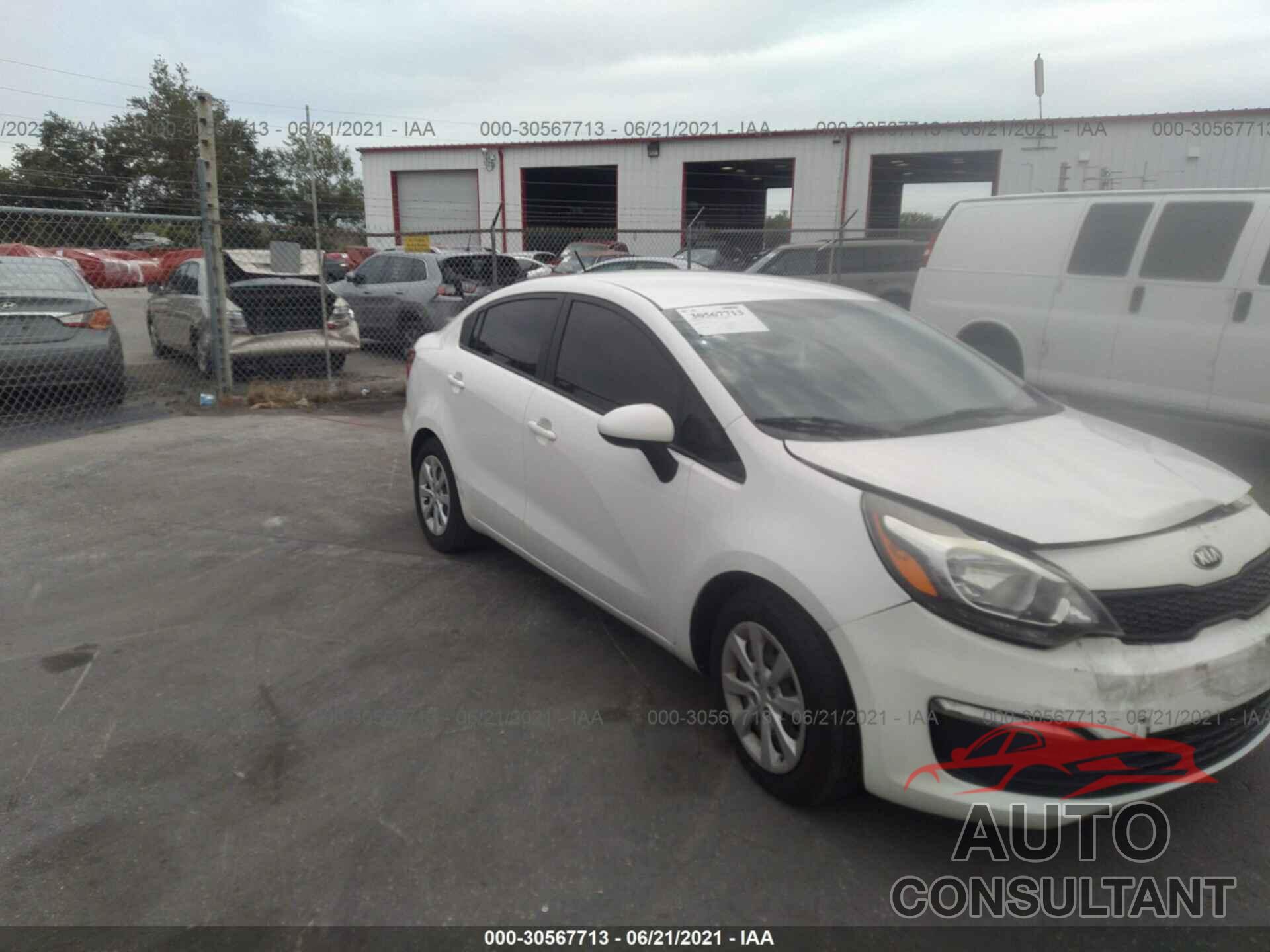 KIA RIO 2016 - KNADM4A31G6558997