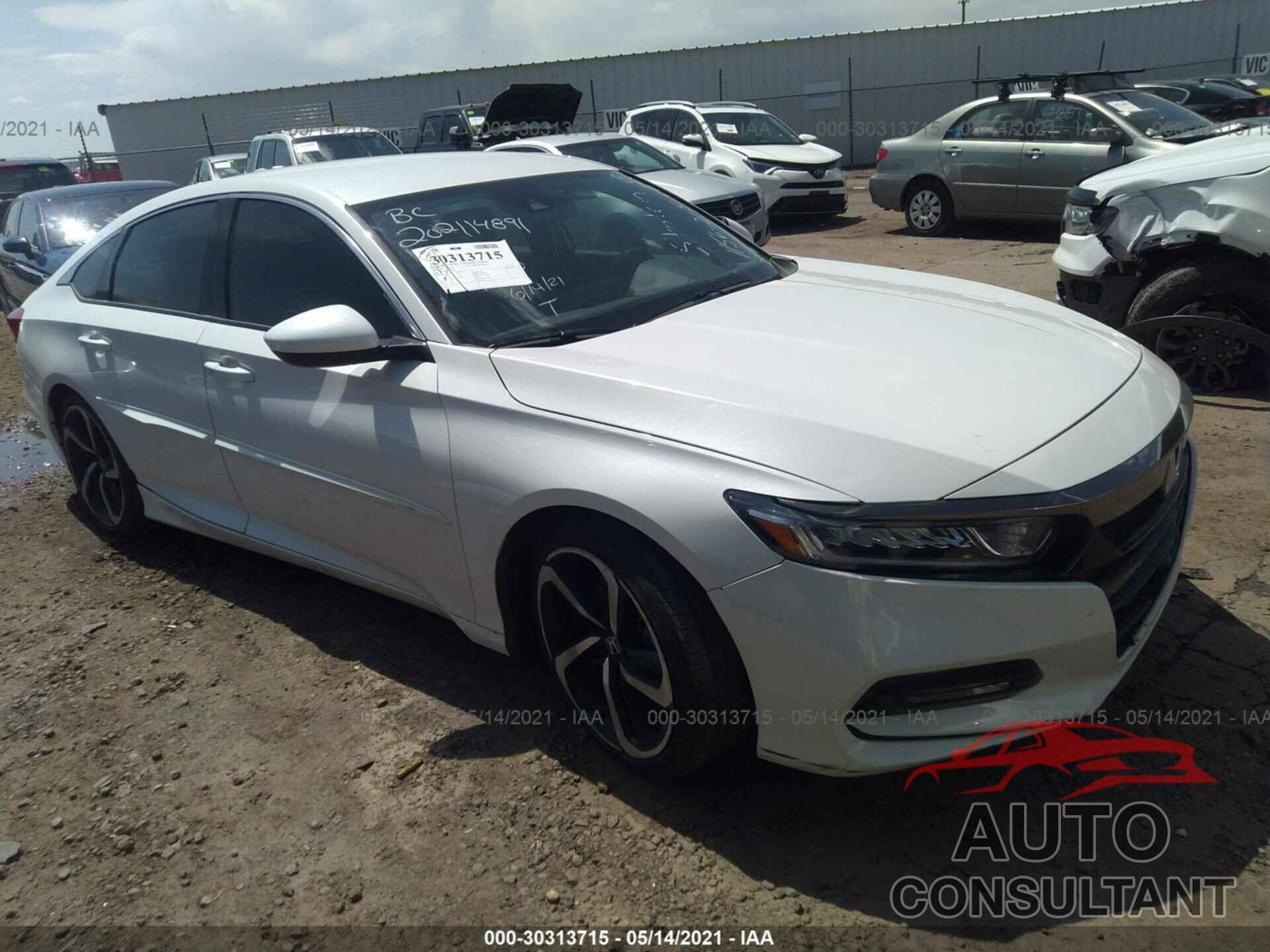 HONDA ACCORD SEDAN 2018 - 1HGCV1F34JA157159