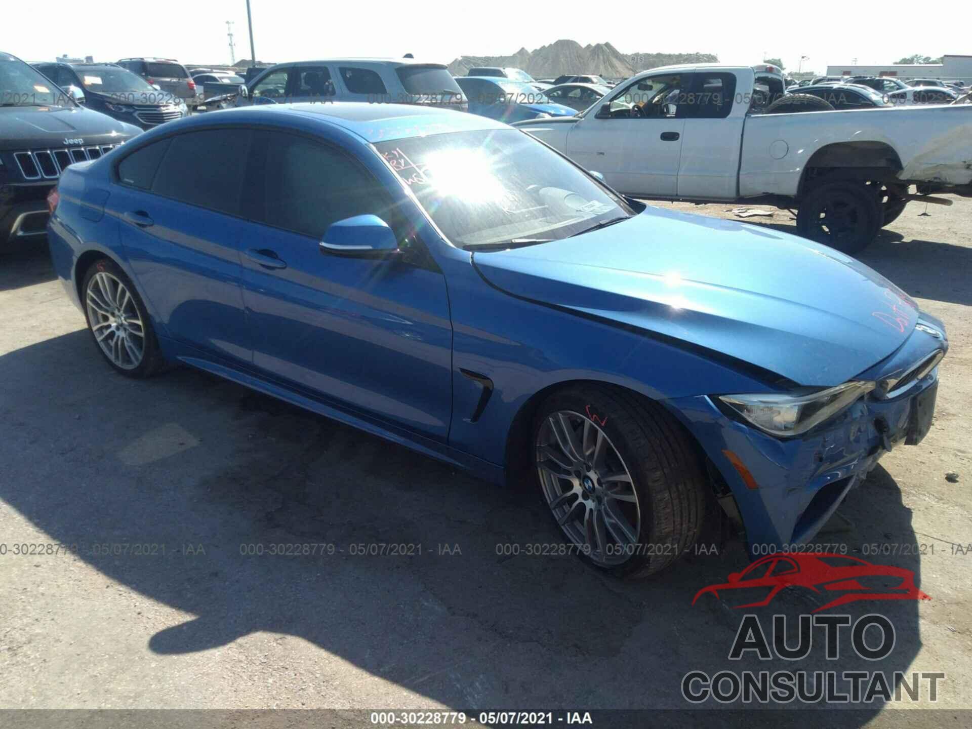 BMW 4 SERIES 2017 - WBA4F7C50HG438386