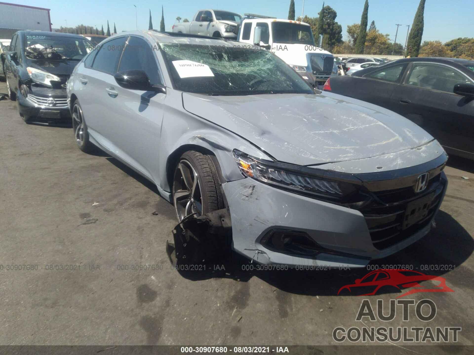 HONDA ACCORD SEDAN 2021 - 1HGCV2F39MA002665