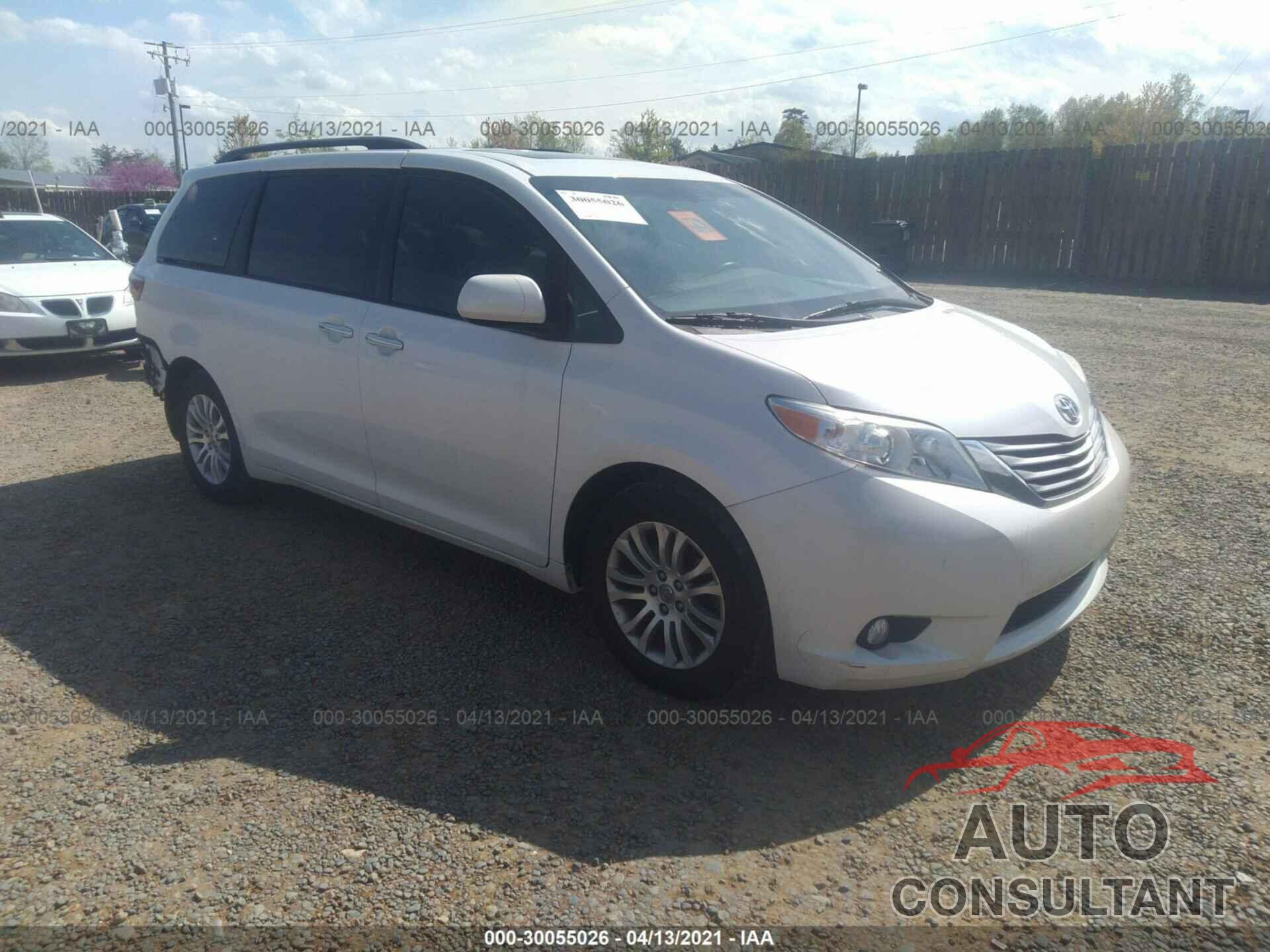 TOYOTA SIENNA 2016 - 5TDYK3DC6GS718937