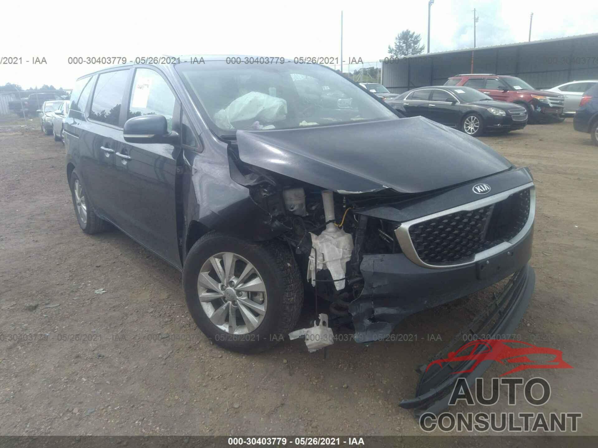 KIA SEDONA 2017 - KNDMB5C14H6231683