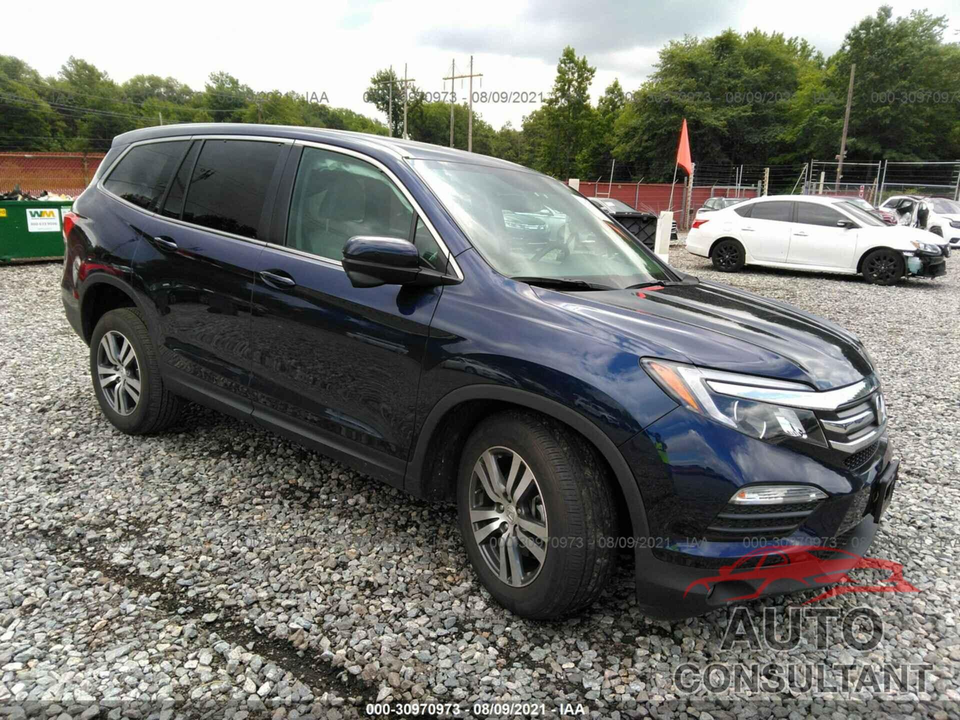 HONDA PILOT 2017 - 5FNYF6H56HB027544