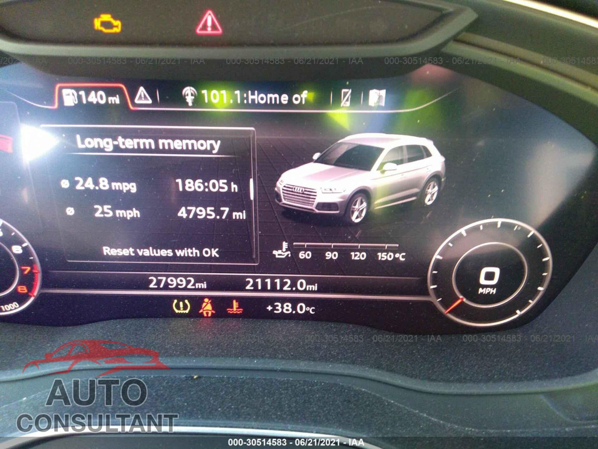 AUDI Q5 2019 - WA1BNAFY2K2017154