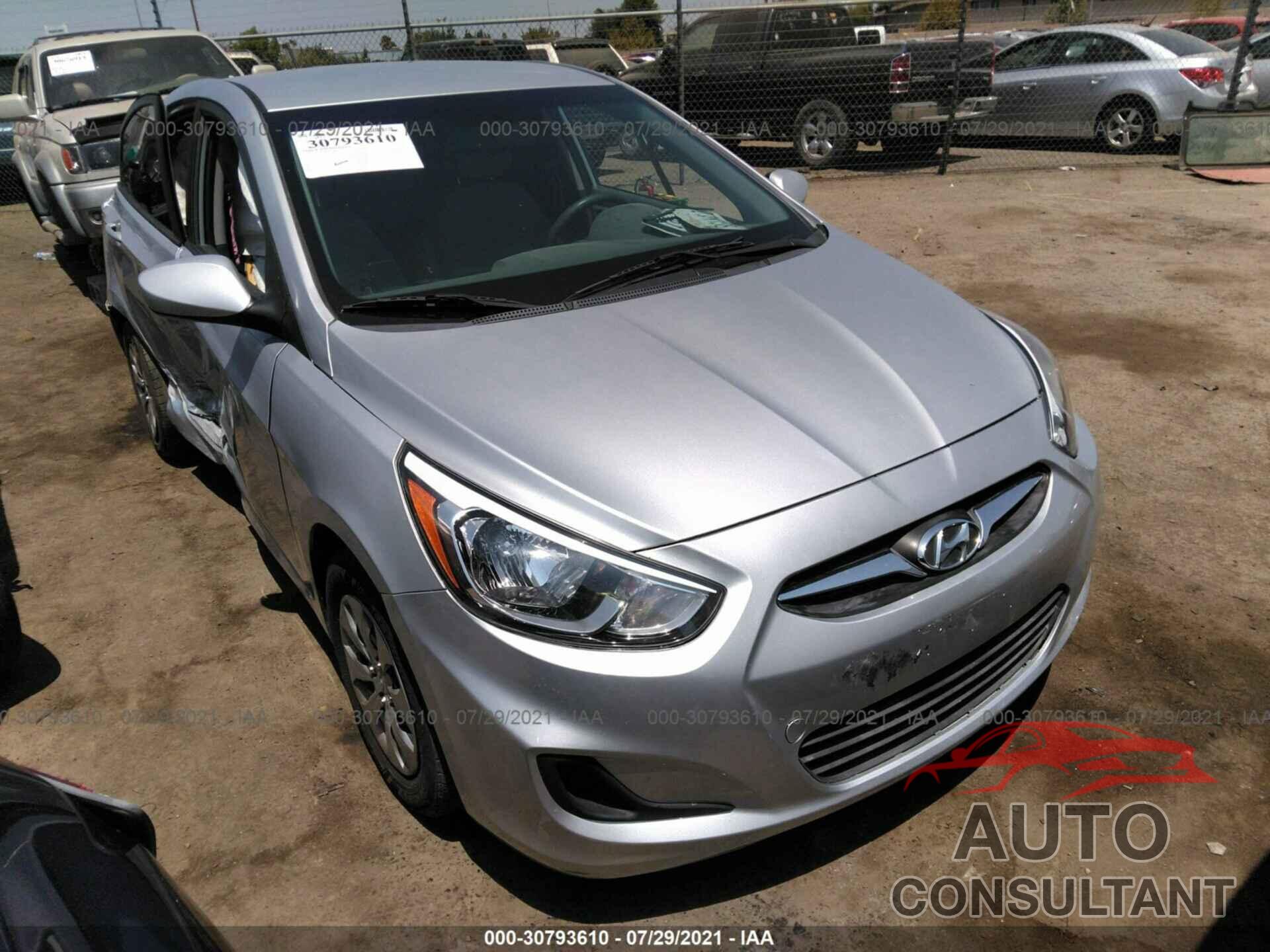 HYUNDAI ACCENT 2017 - KMHCT4AE1HU208958