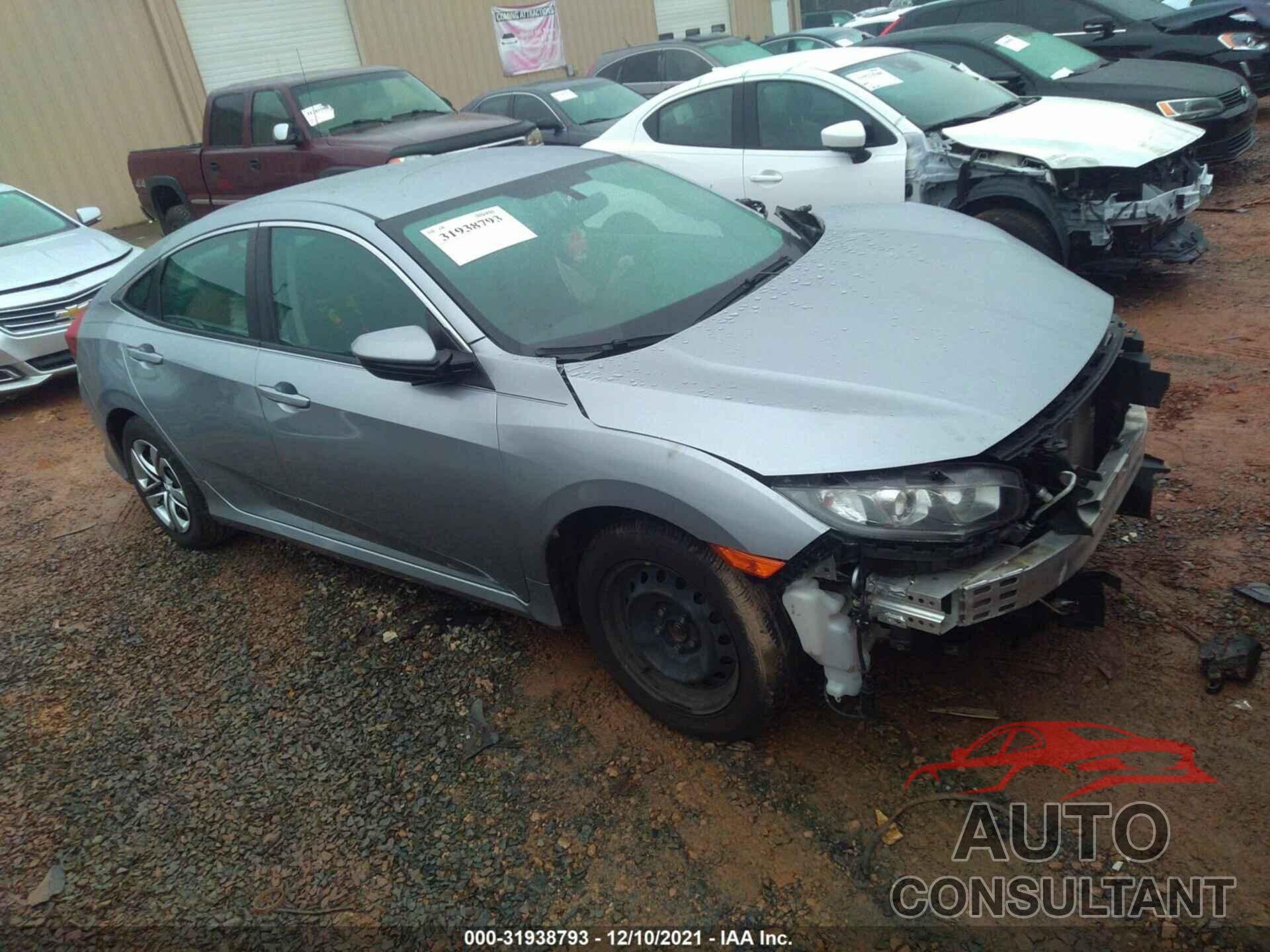 HONDA CIVIC SEDAN 2016 - 19XFC2F54GE095874