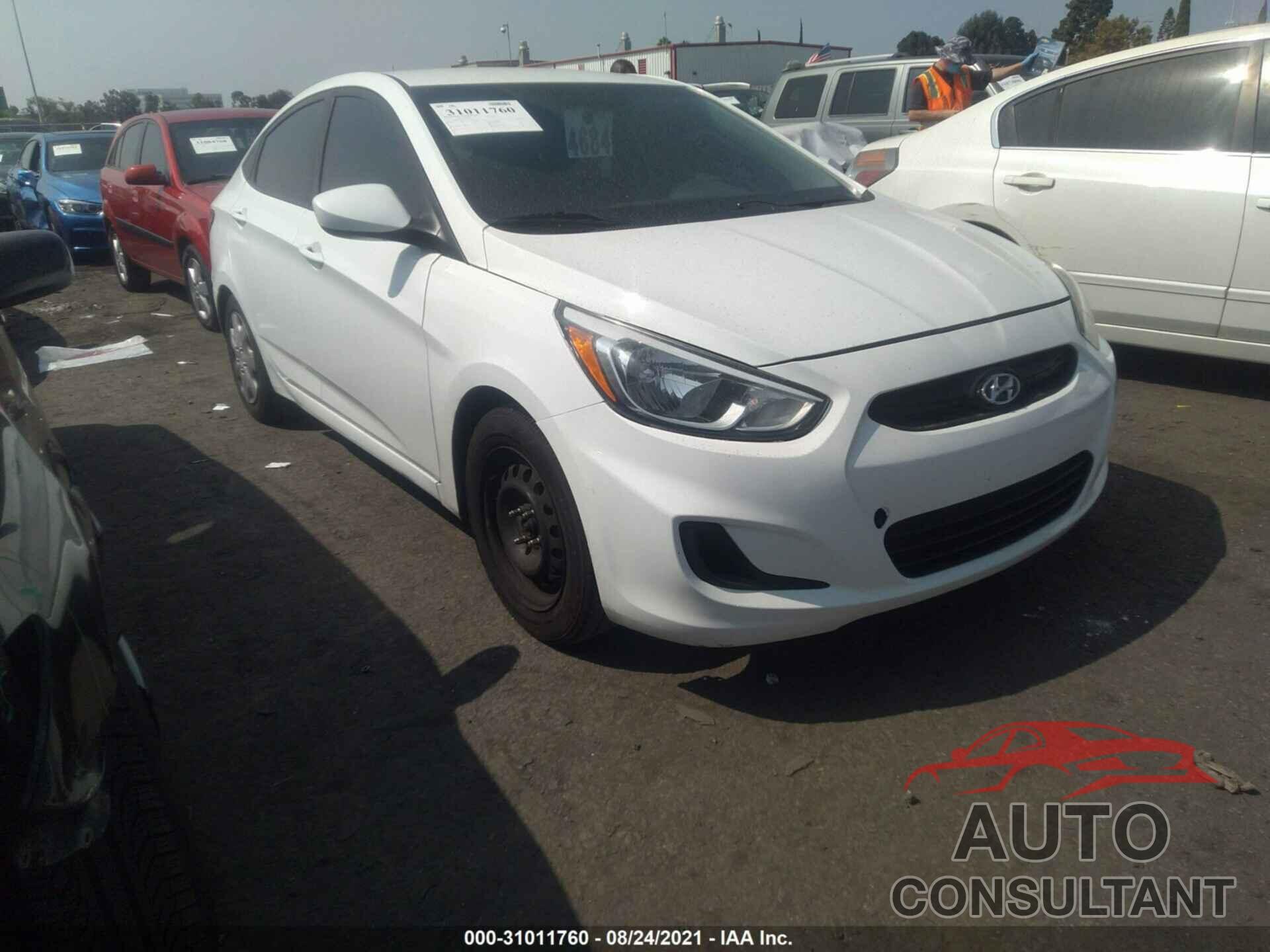 HYUNDAI ACCENT 2017 - KMHCT4AE3HU321410