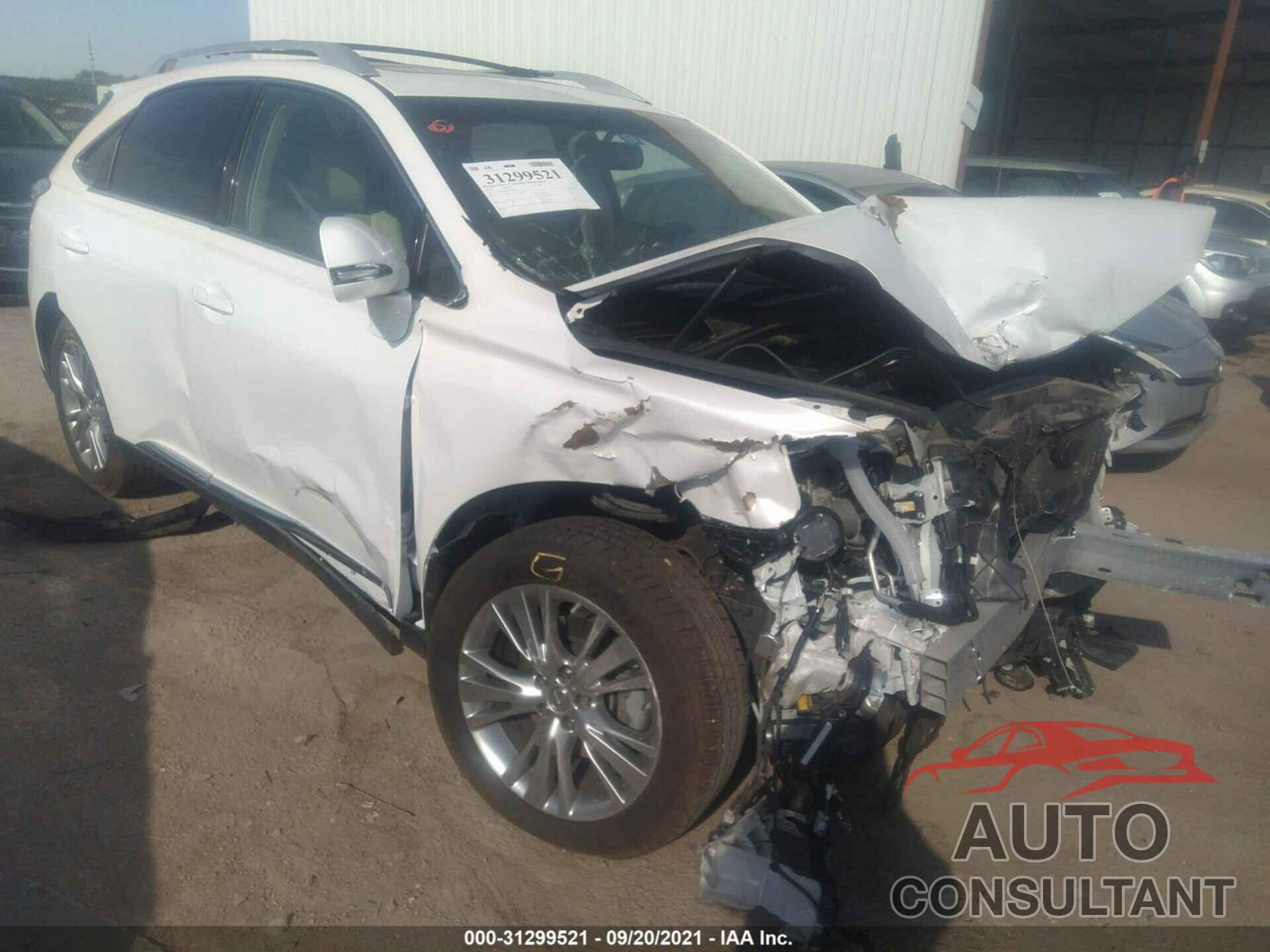 LEXUS RX 350 2014 - 2T2ZK1BA4EC148450