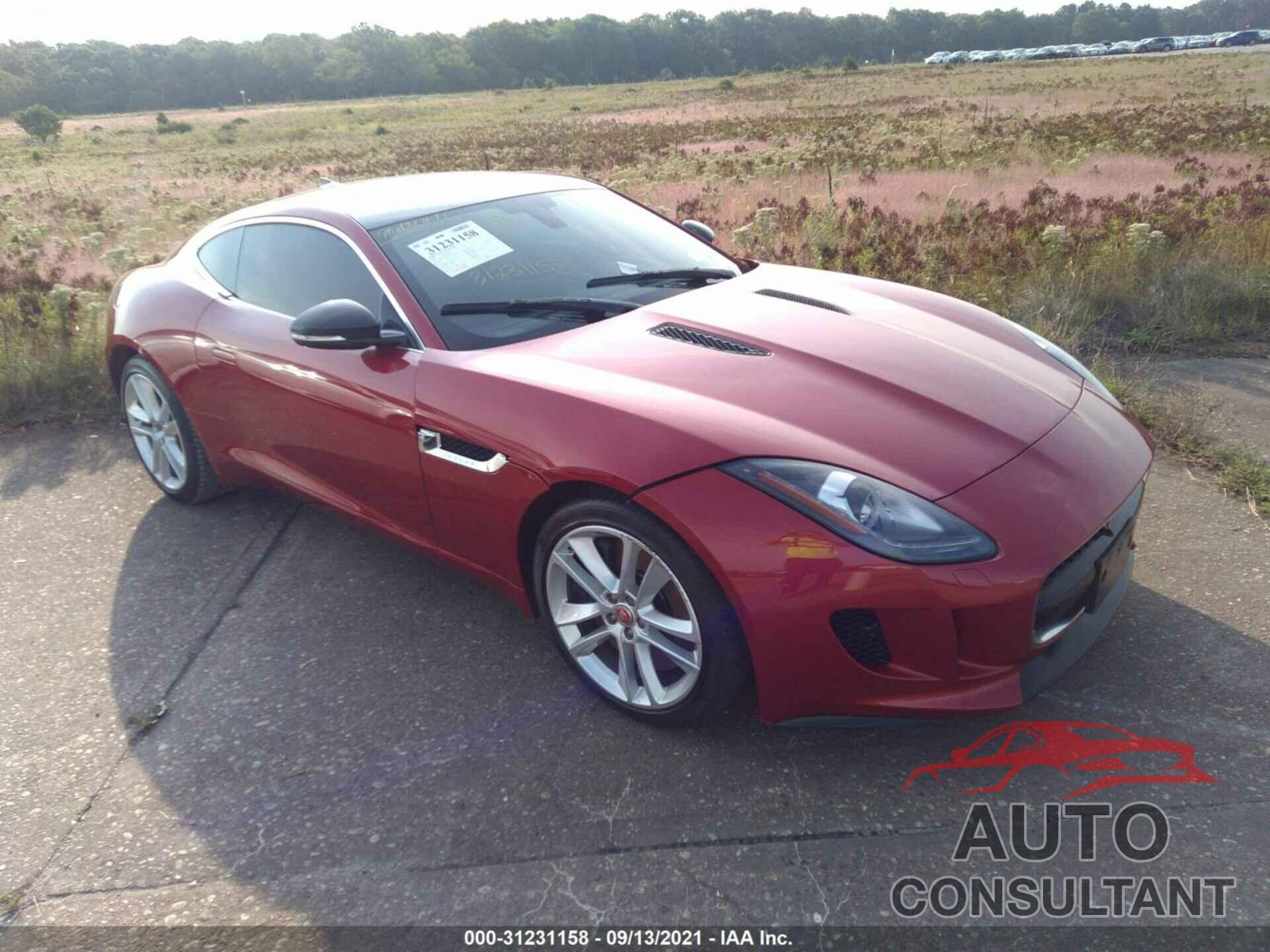 JAGUAR F-TYPE 2016 - SAJWA6BU7G8K22414