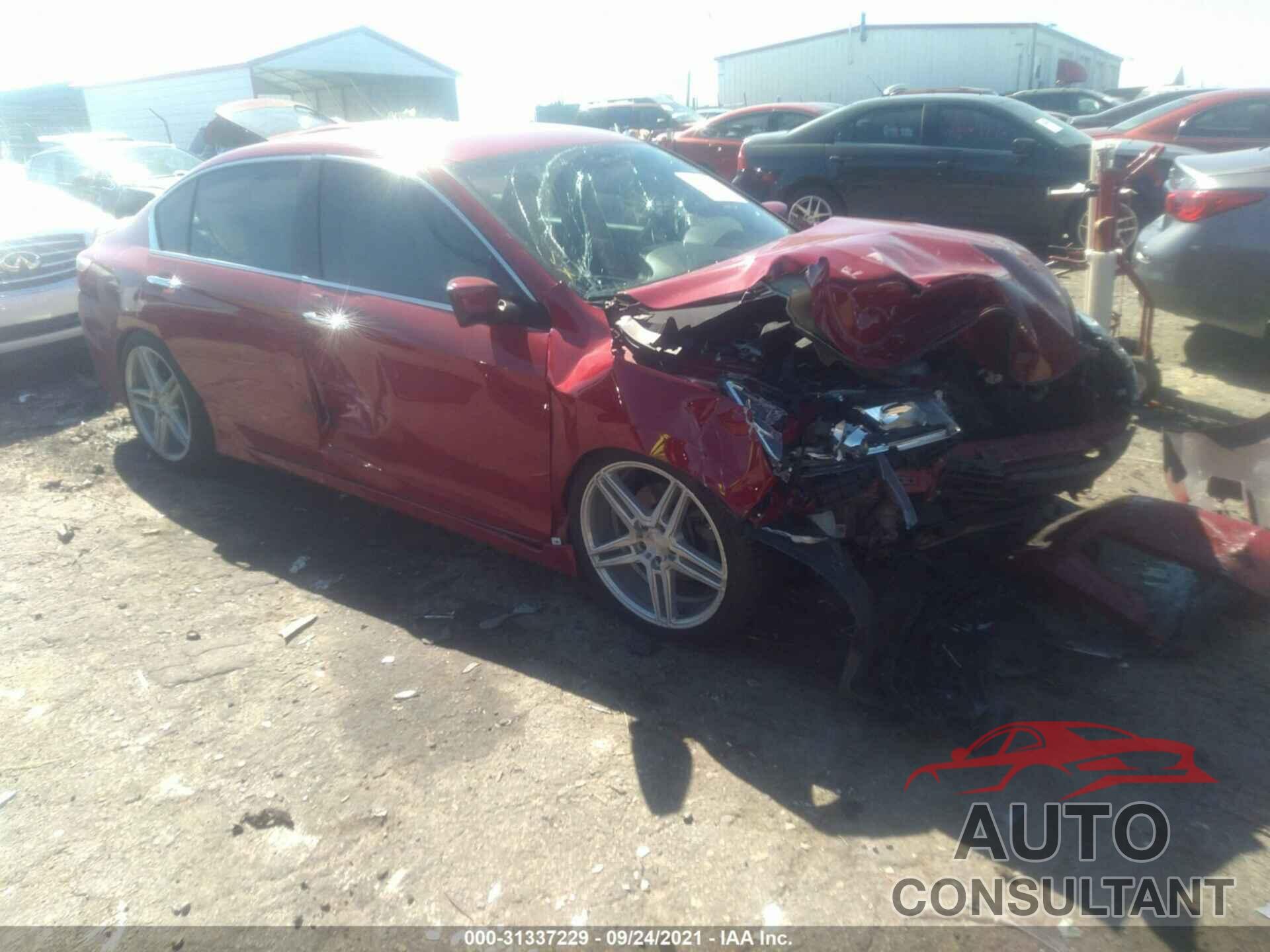 HONDA ACCORD SEDAN 2016 - 1HGCR2F56GA137077
