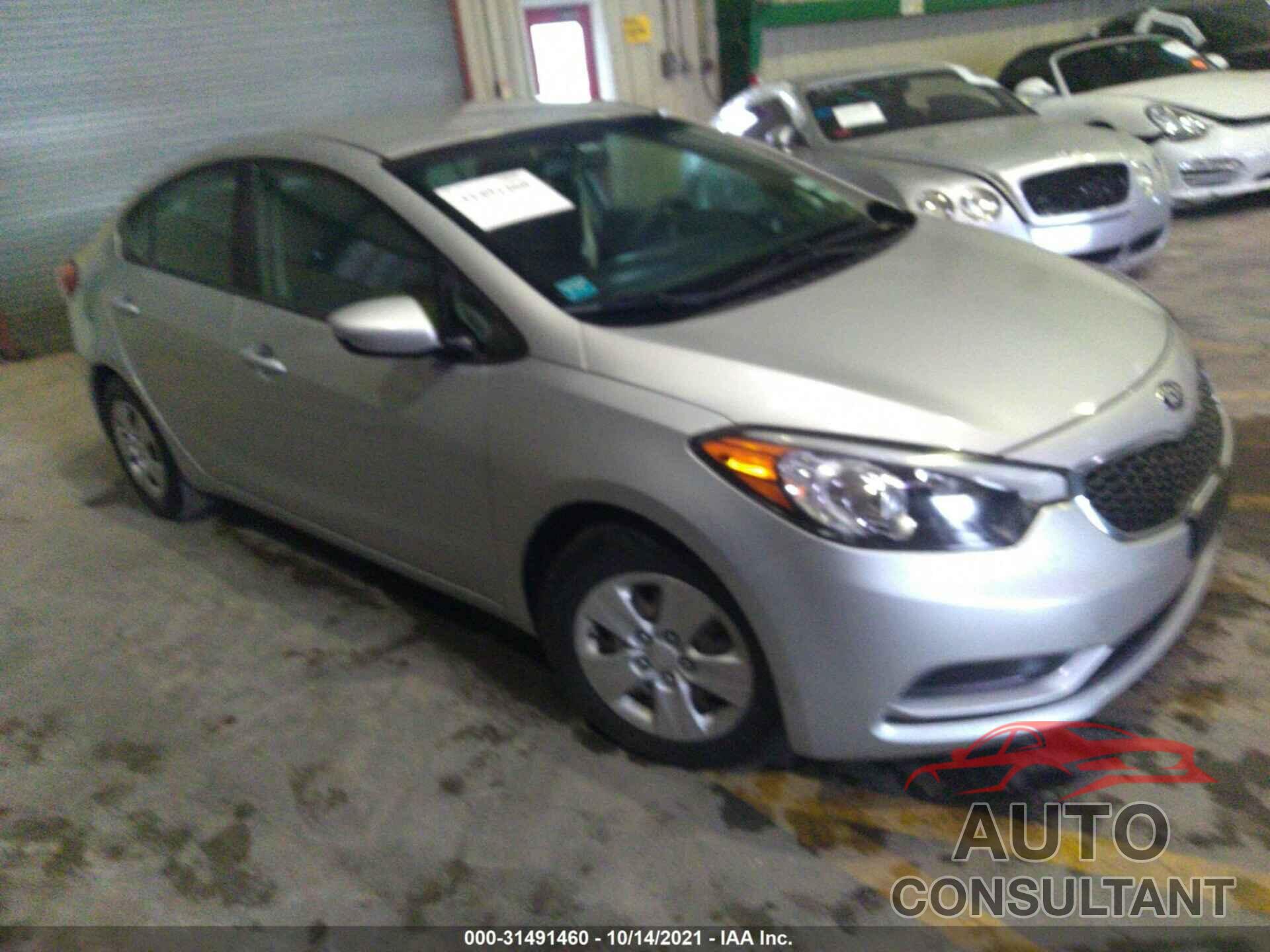 KIA FORTE 2016 - KNAFK4A64G5500574