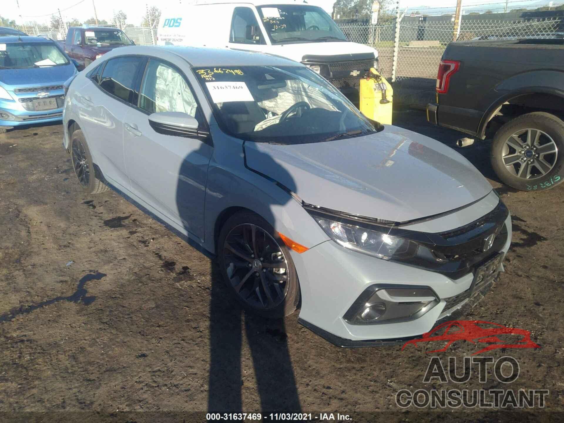HONDA CIVIC HATCHBACK 2020 - SHHFK7H49LU418386