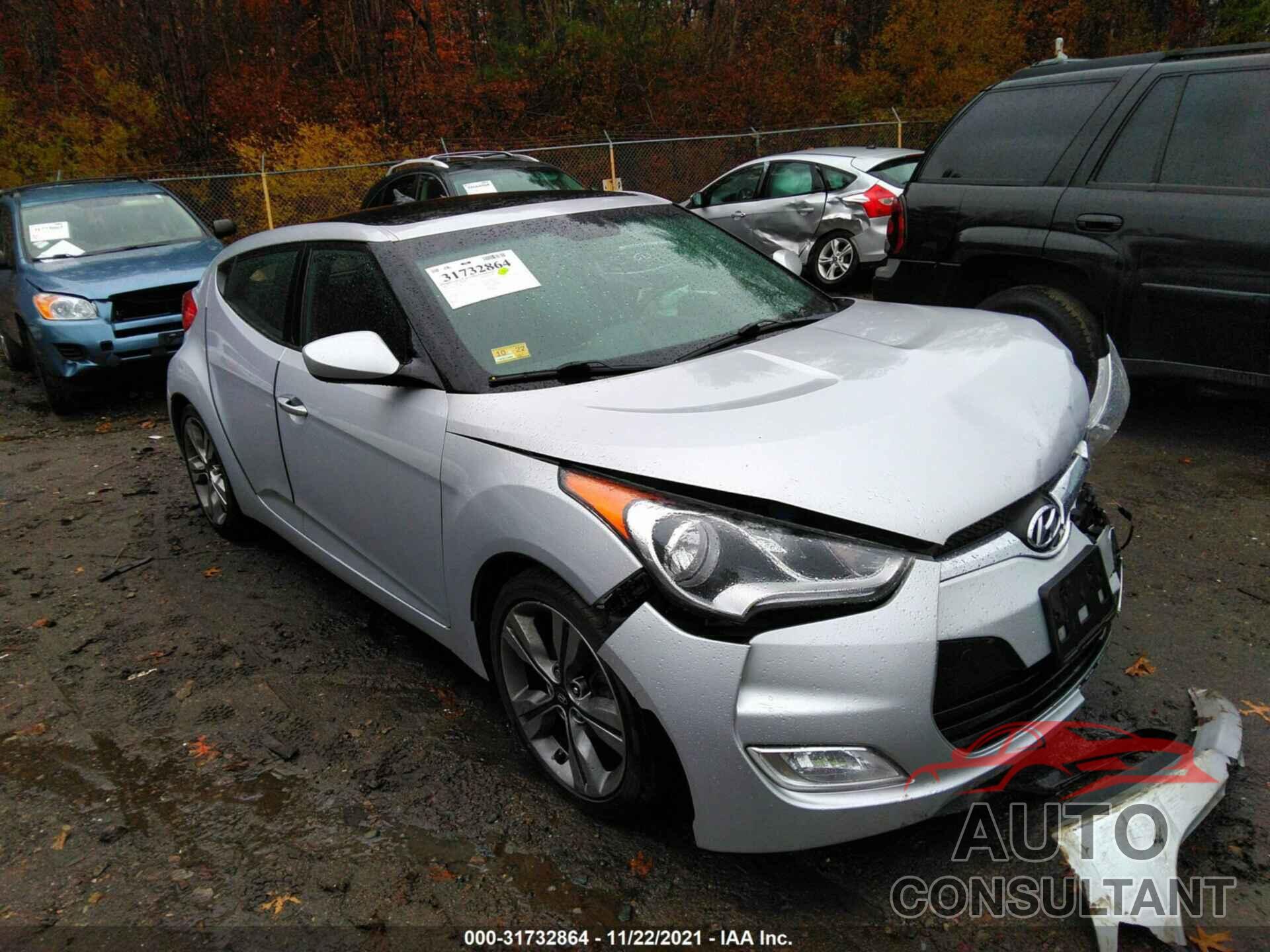 HYUNDAI VELOSTER 2017 - KMHTC6AD8HU317274