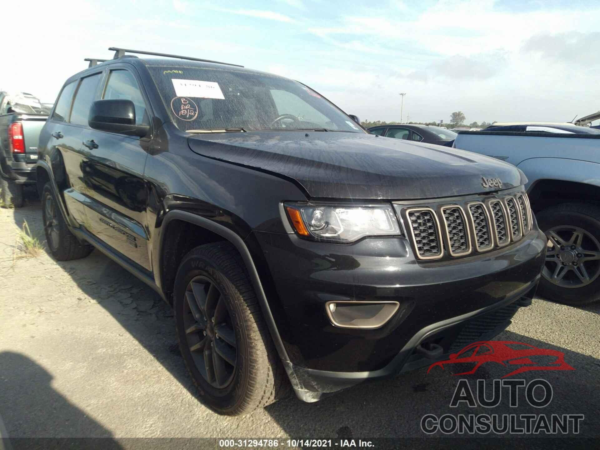 JEEP GRAND CHEROKEE 2017 - 1C4RJEAG2HC669393