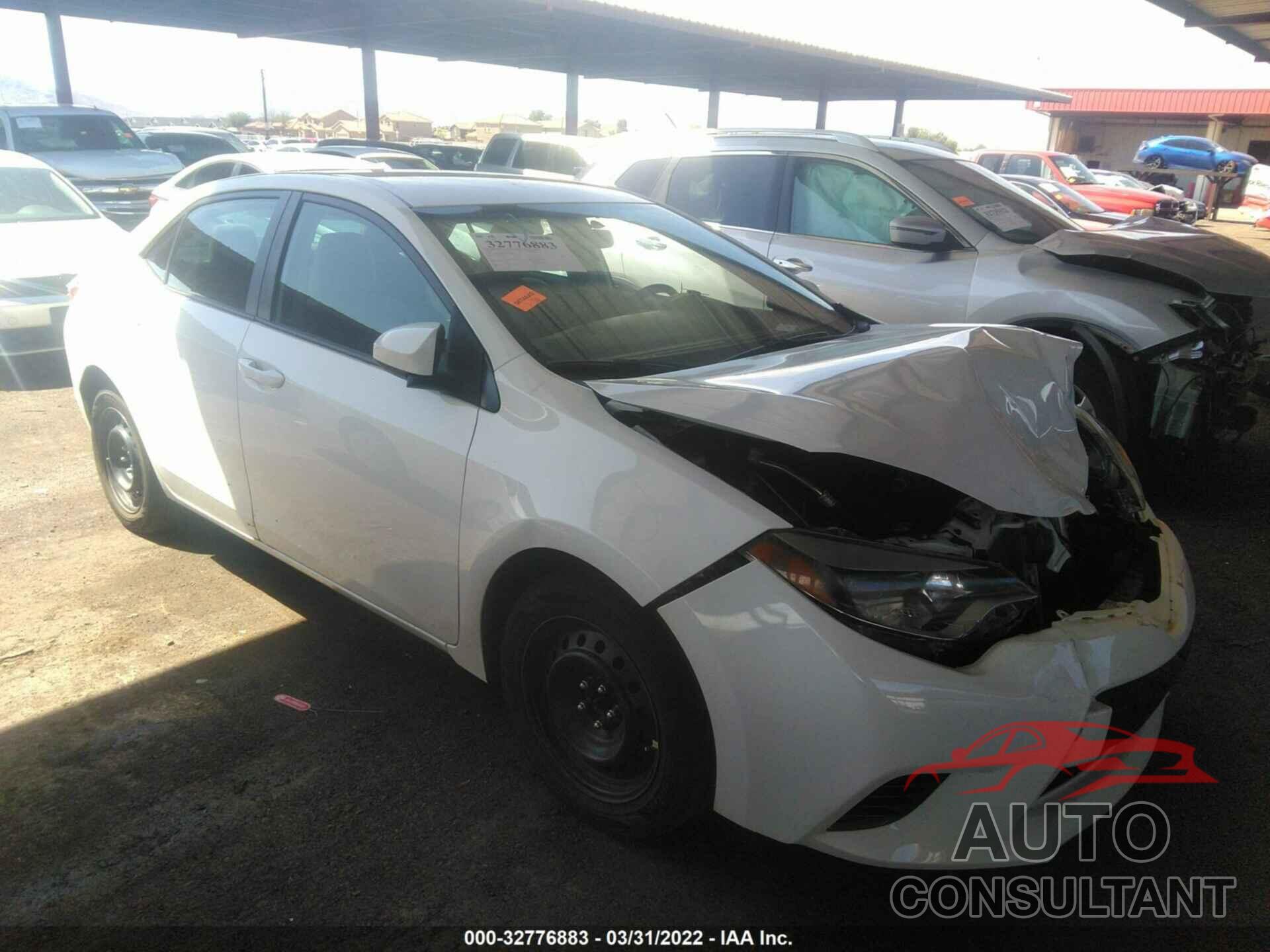 TOYOTA COROLLA 2016 - 2T1BURHEXGC614958