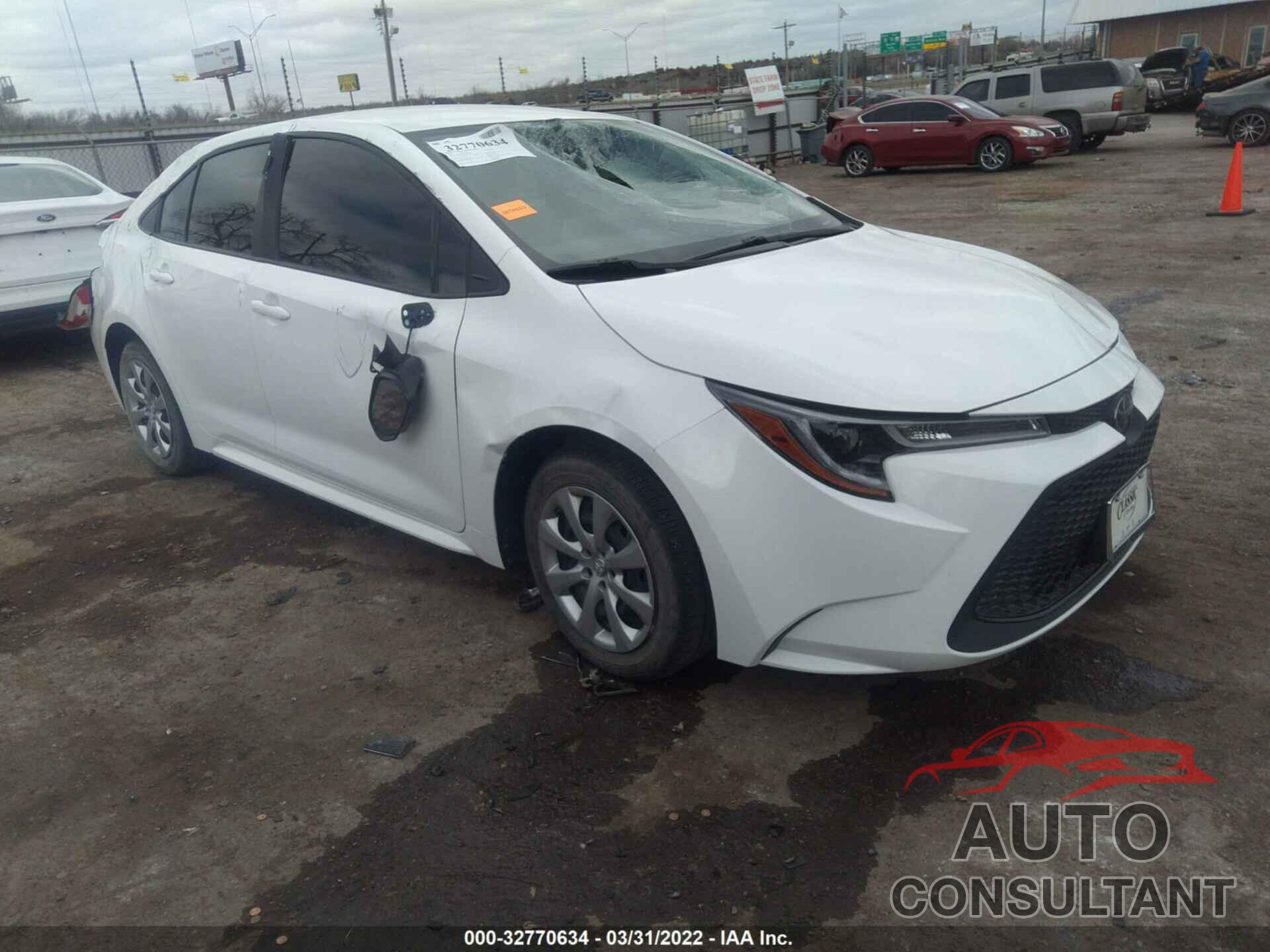 TOYOTA COROLLA 2021 - JTDEPMAE3MJ119034