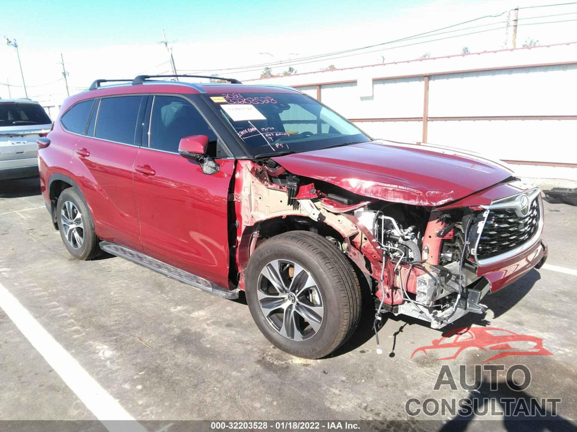 TOYOTA HIGHLANDER 2021 - 5TDGZRBH2MS151078