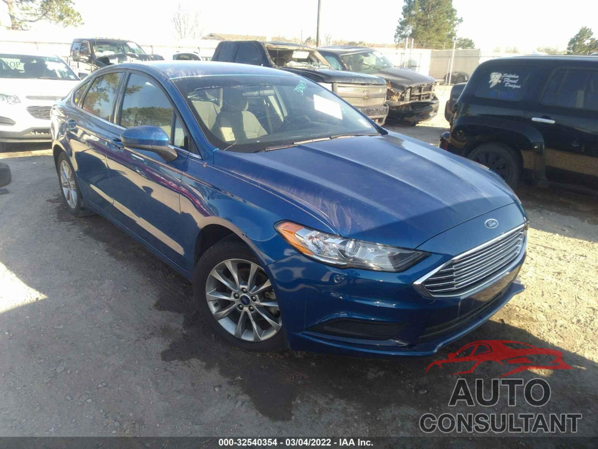 FORD FUSION 2017 - 3FA6P0H7XHR148519