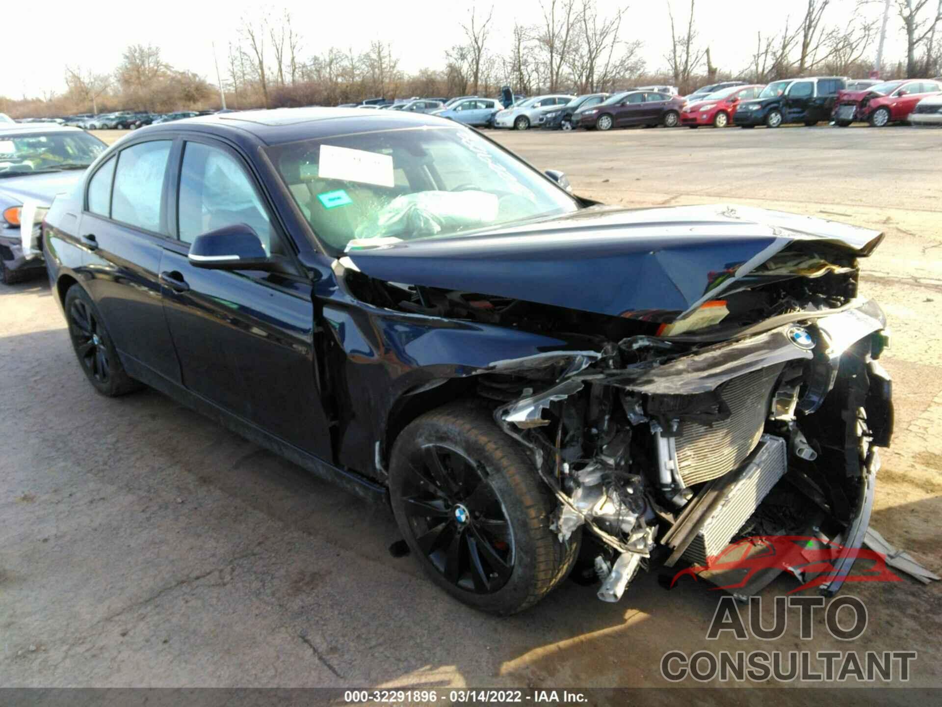 BMW 3 SERIES 2016 - WBA8E3G59GNU03377