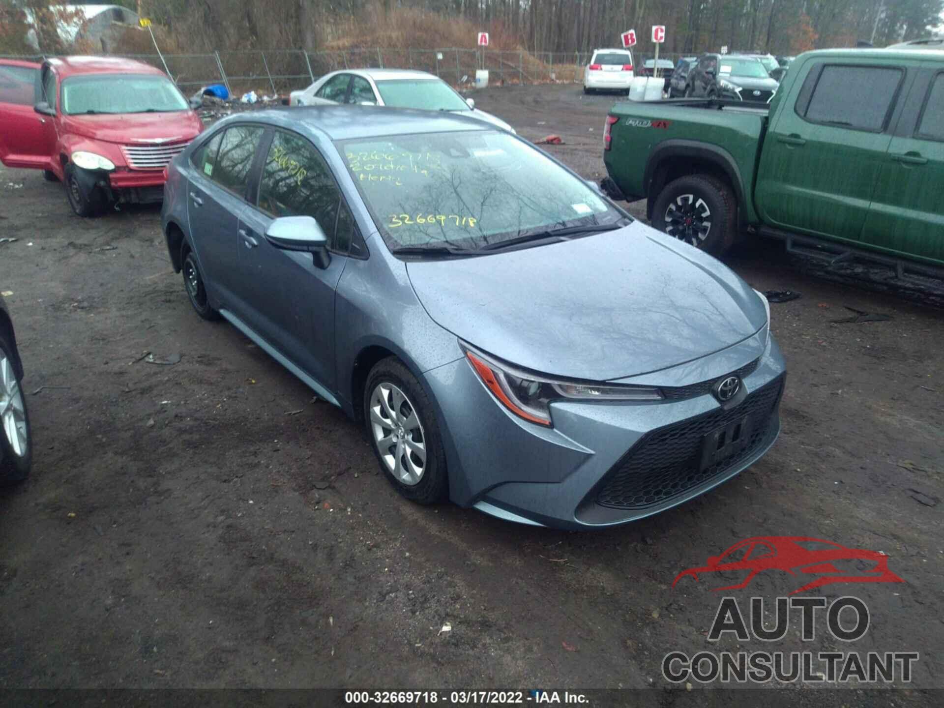 TOYOTA COROLLA 2020 - JTDEPRAE8LJ027302