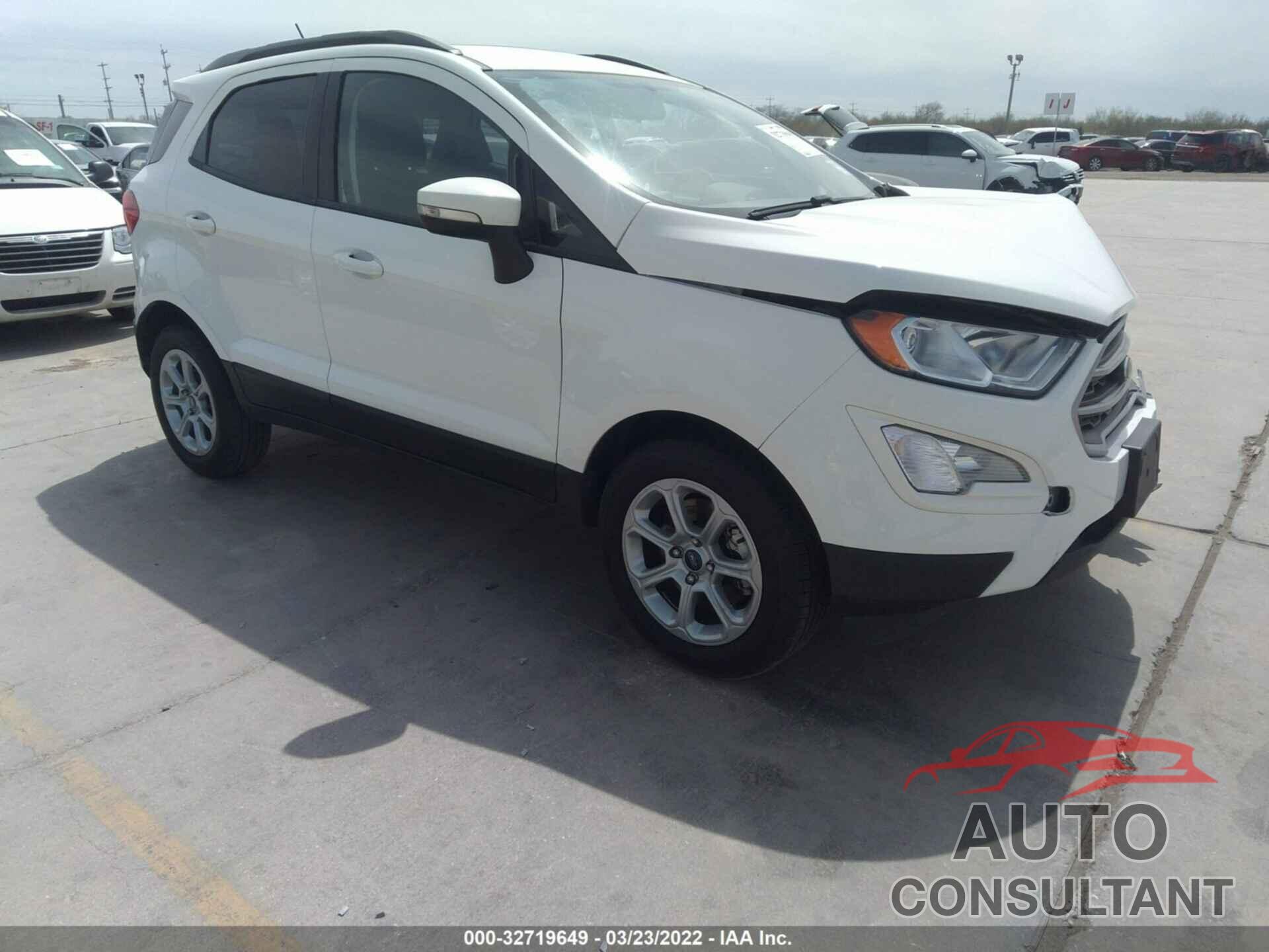 FORD ECOSPORT 2018 - MAJ3P1TE7JC247530