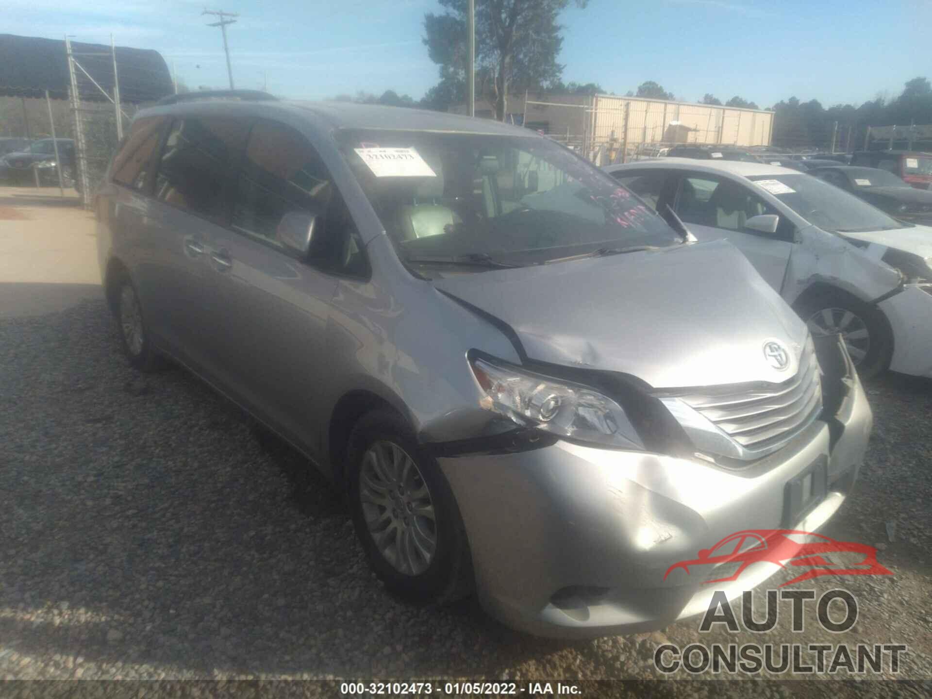 TOYOTA SIENNA 2016 - 5TDYK3DC5GS737768