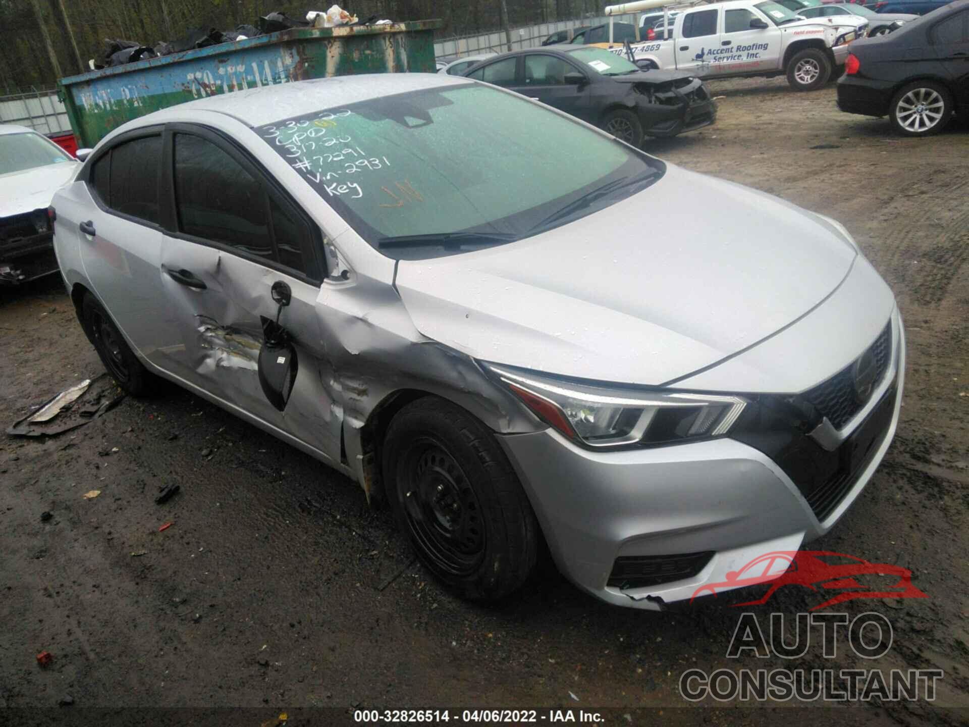 NISSAN VERSA 2020 - 3N1CN8DV5LL802931