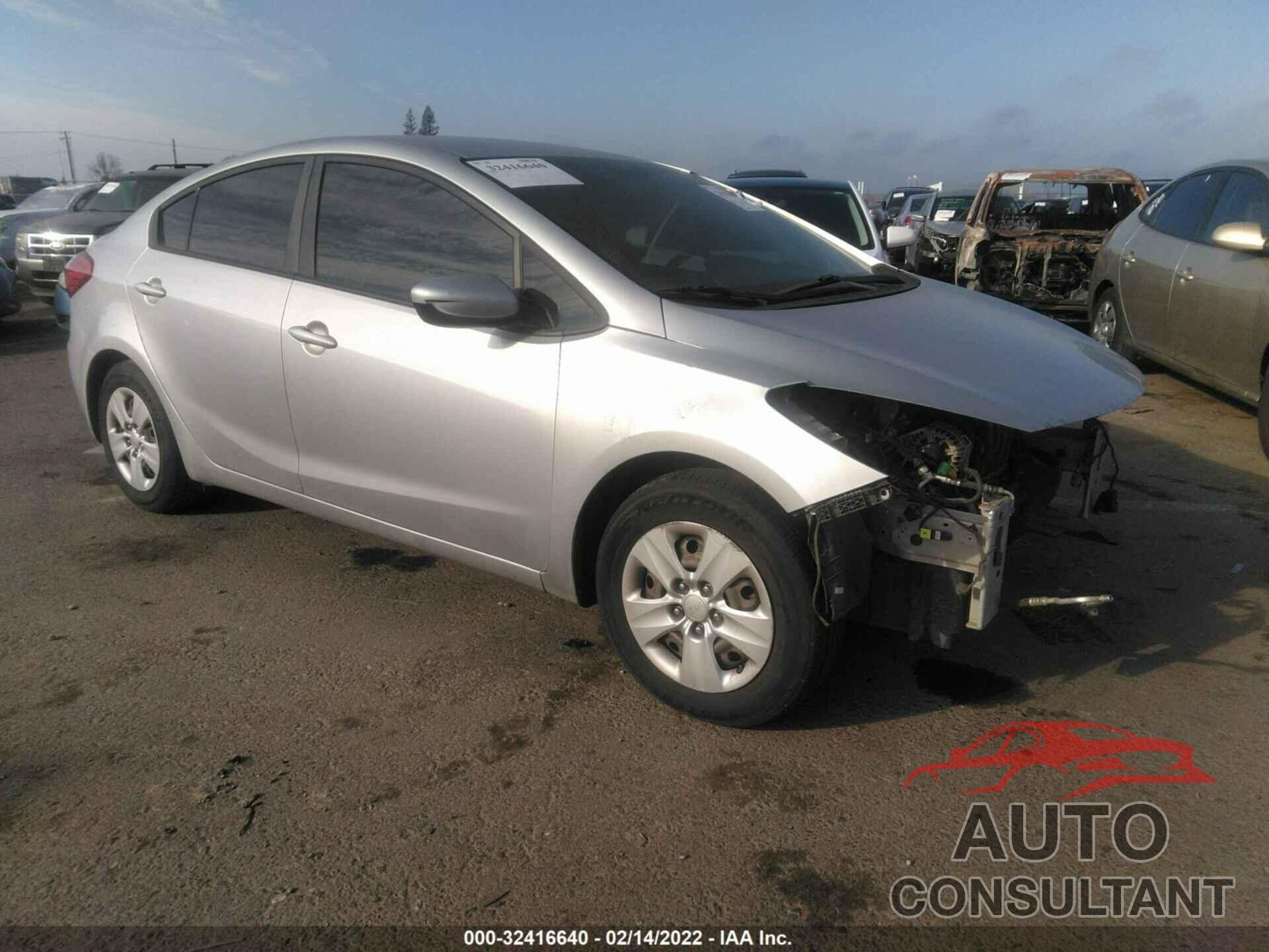 KIA FORTE 2016 - KNAFK4A60G5495938