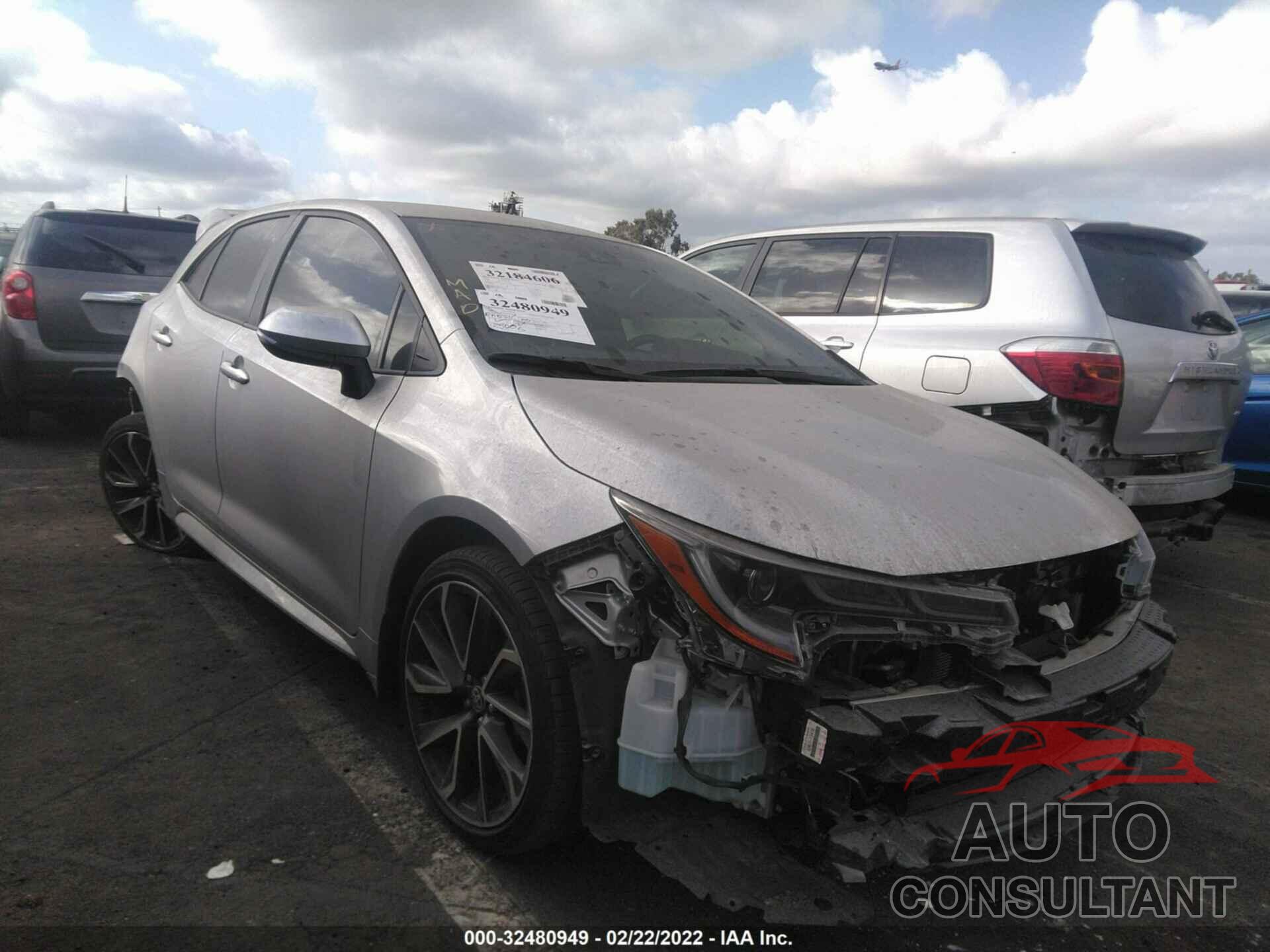 TOYOTA COROLLA HATCHBACK 2020 - JTNC4RBE0L3075844