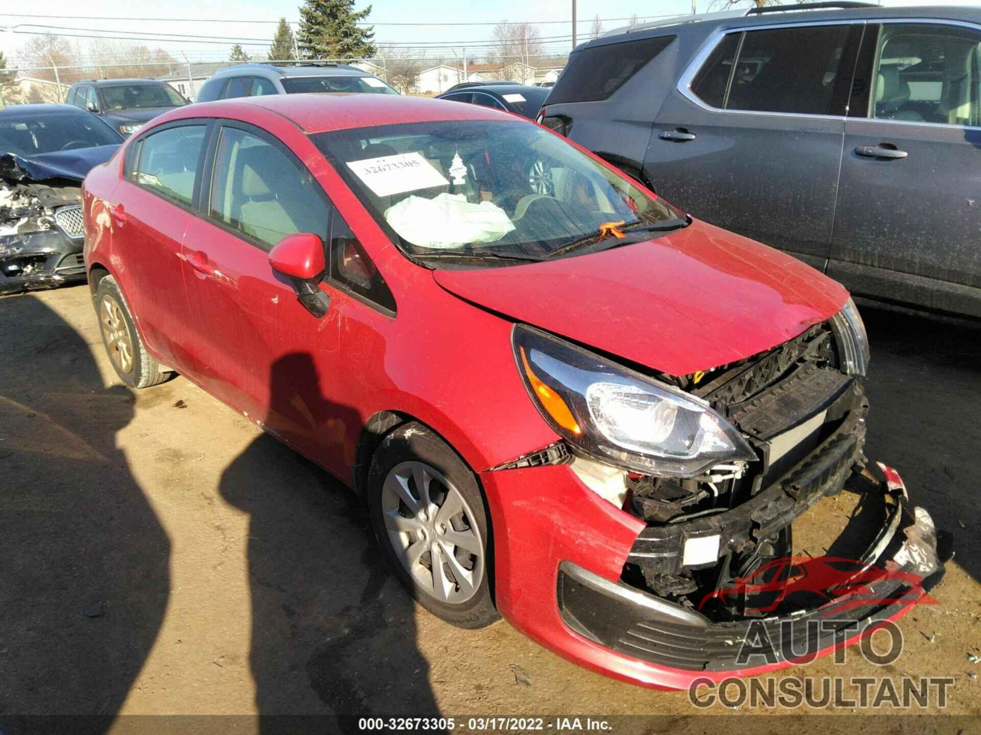 KIA RIO 2017 - KNADM4A3XH6051601