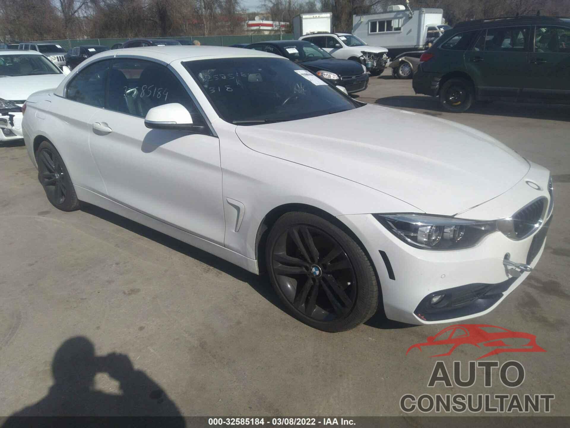 BMW 4 SERIES 2018 - WBA4Z1C53JEC59445