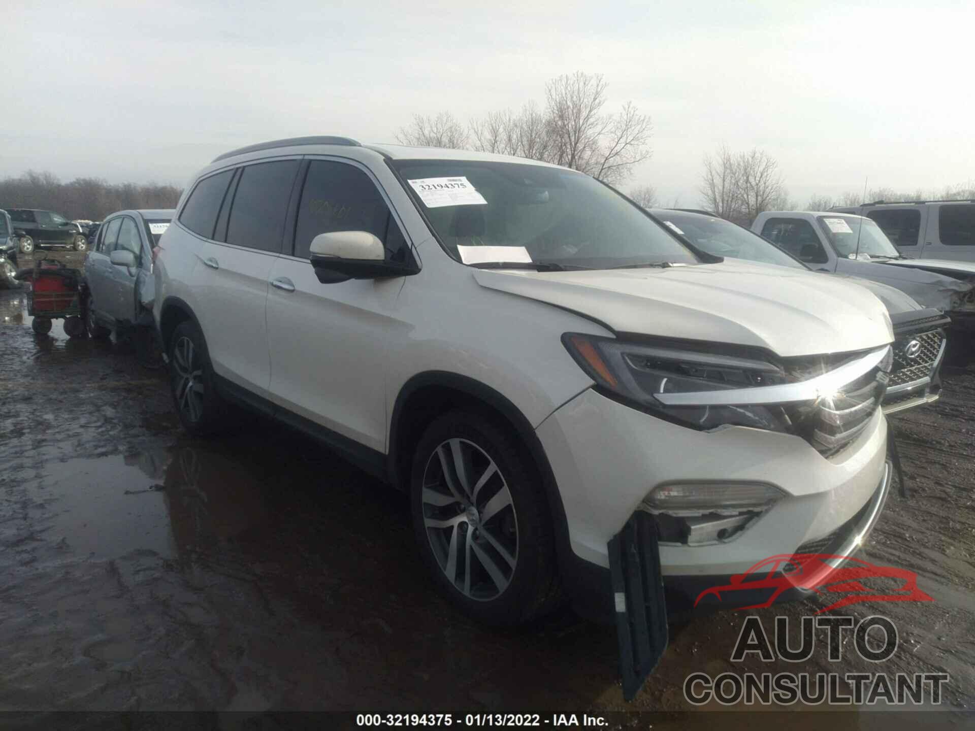 HONDA PILOT 2017 - 5FNYF6H9XHB060629