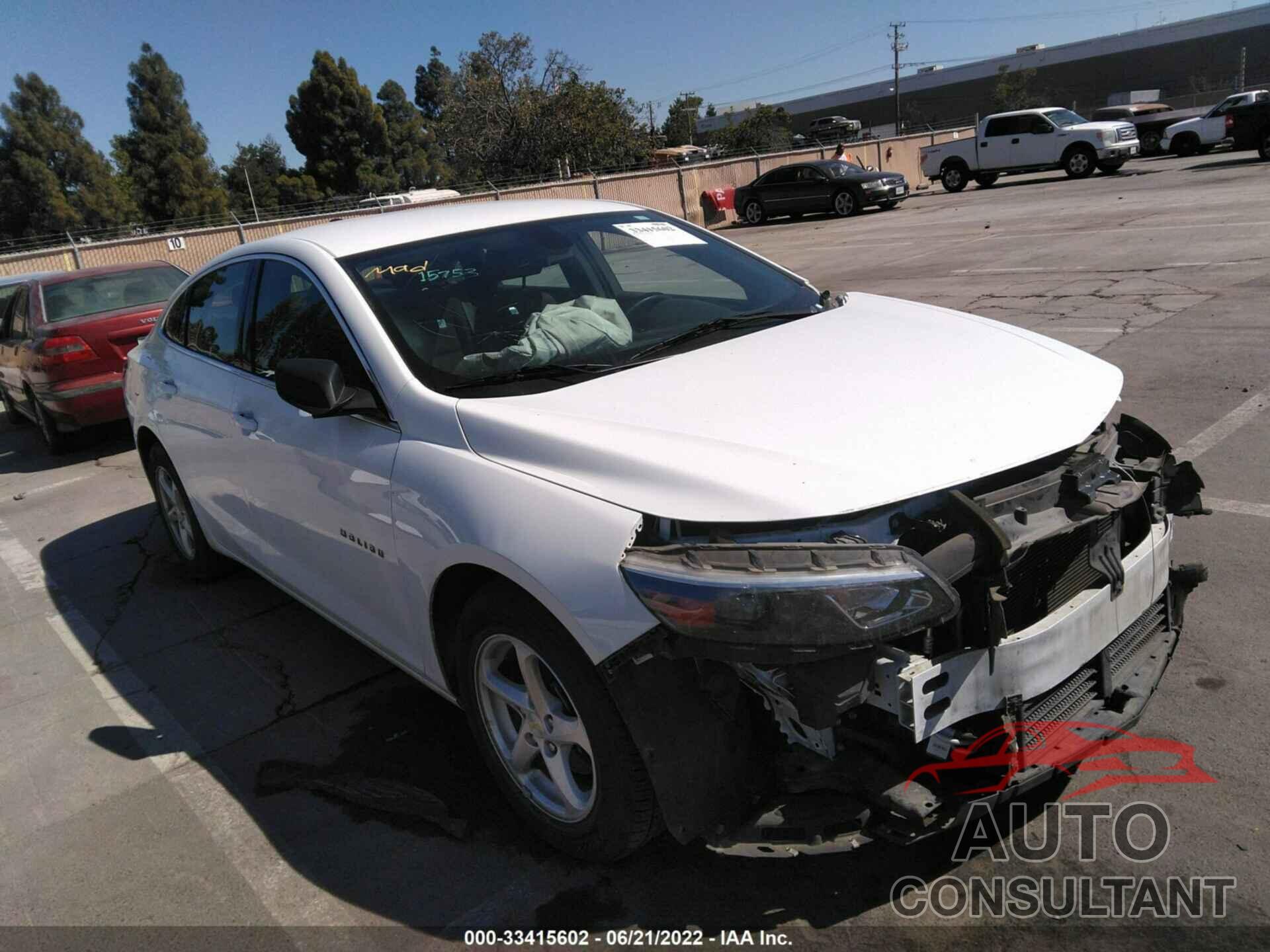 CHEVROLET MALIBU 2017 - 1G1ZB5ST2HF192206