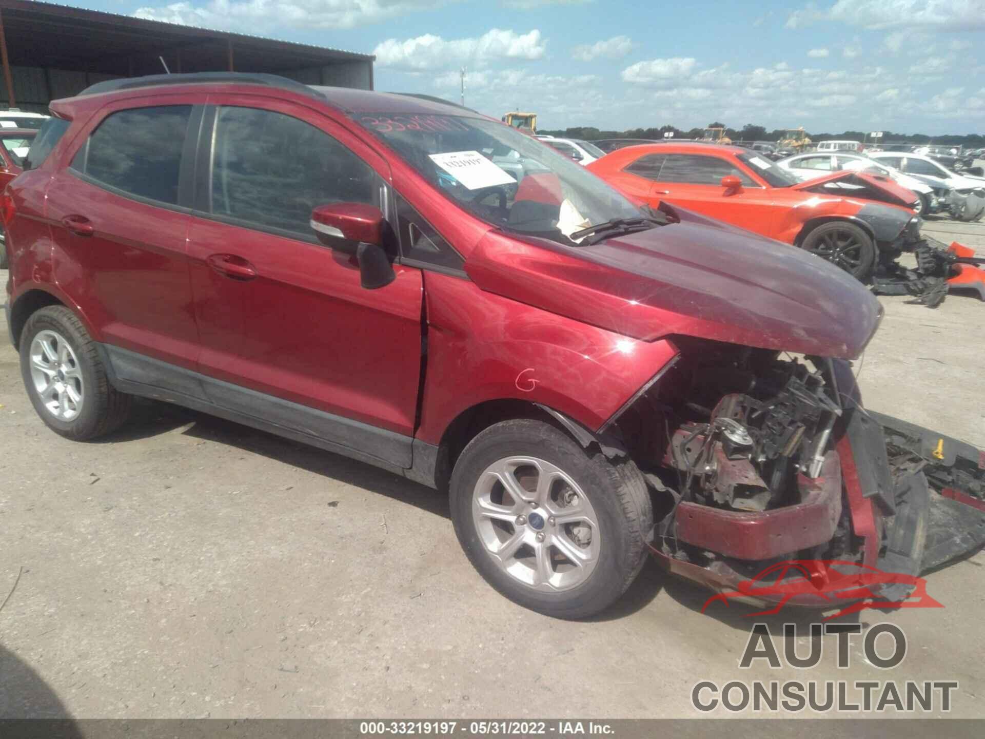 FORD ECOSPORT 2019 - MAJ3S2GE6KC302839