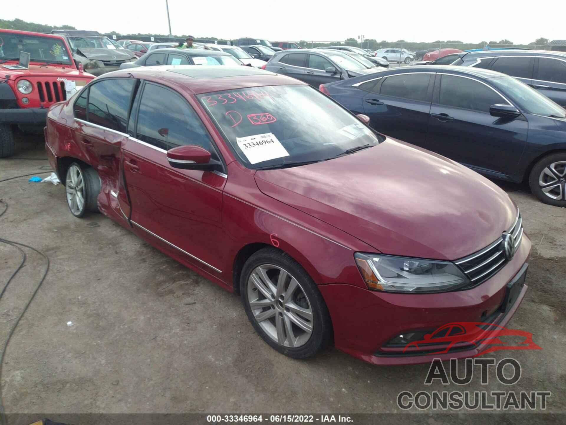 VOLKSWAGEN JETTA 2017 - 3VWL17AJ6HM333108