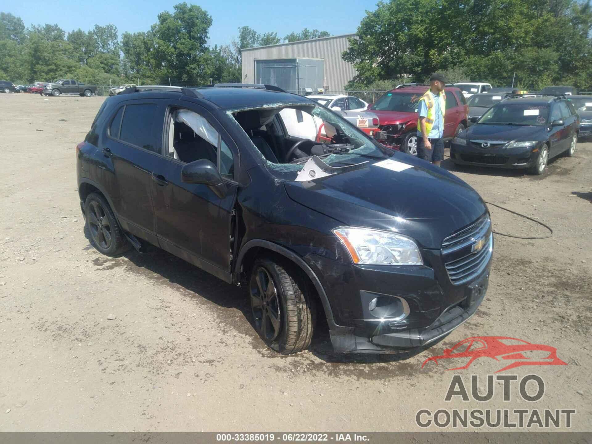 CHEVROLET TRAX 2016 - KL7CJRSB3GB743888