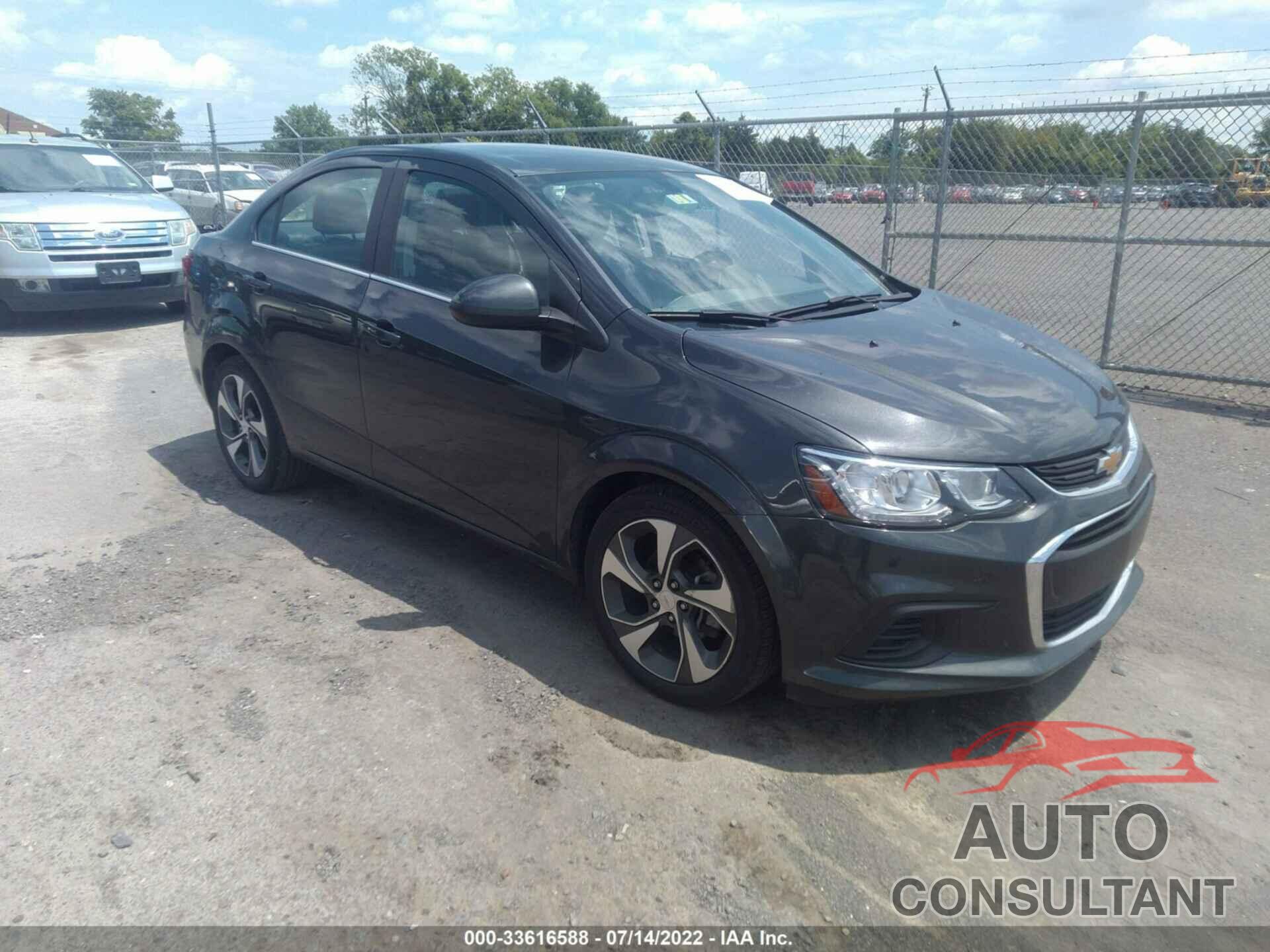 CHEVROLET SONIC 2020 - 1G1JF5SBXL4113670