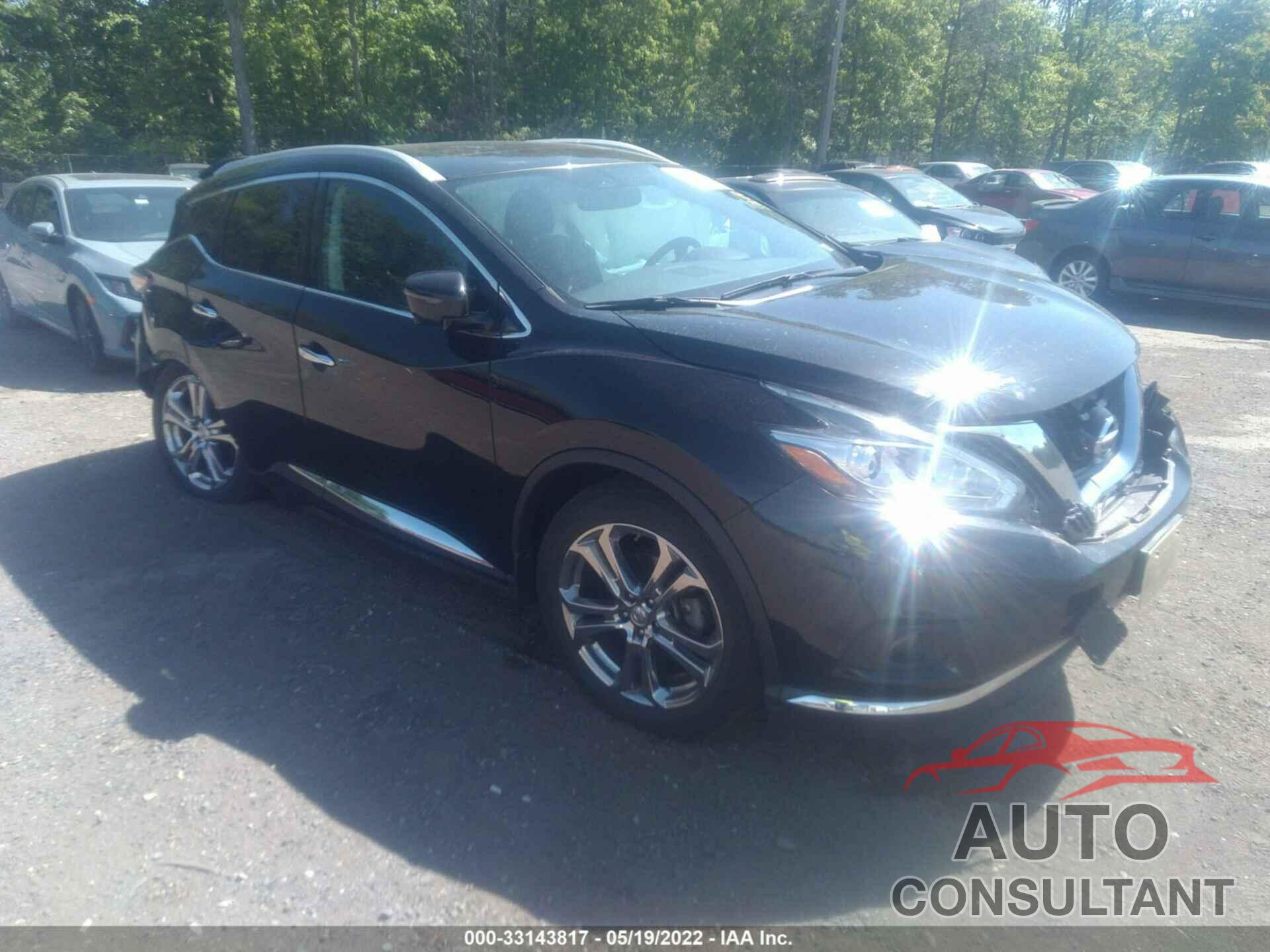 NISSAN MURANO 2018 - 5N1AZ2MH0JN149563