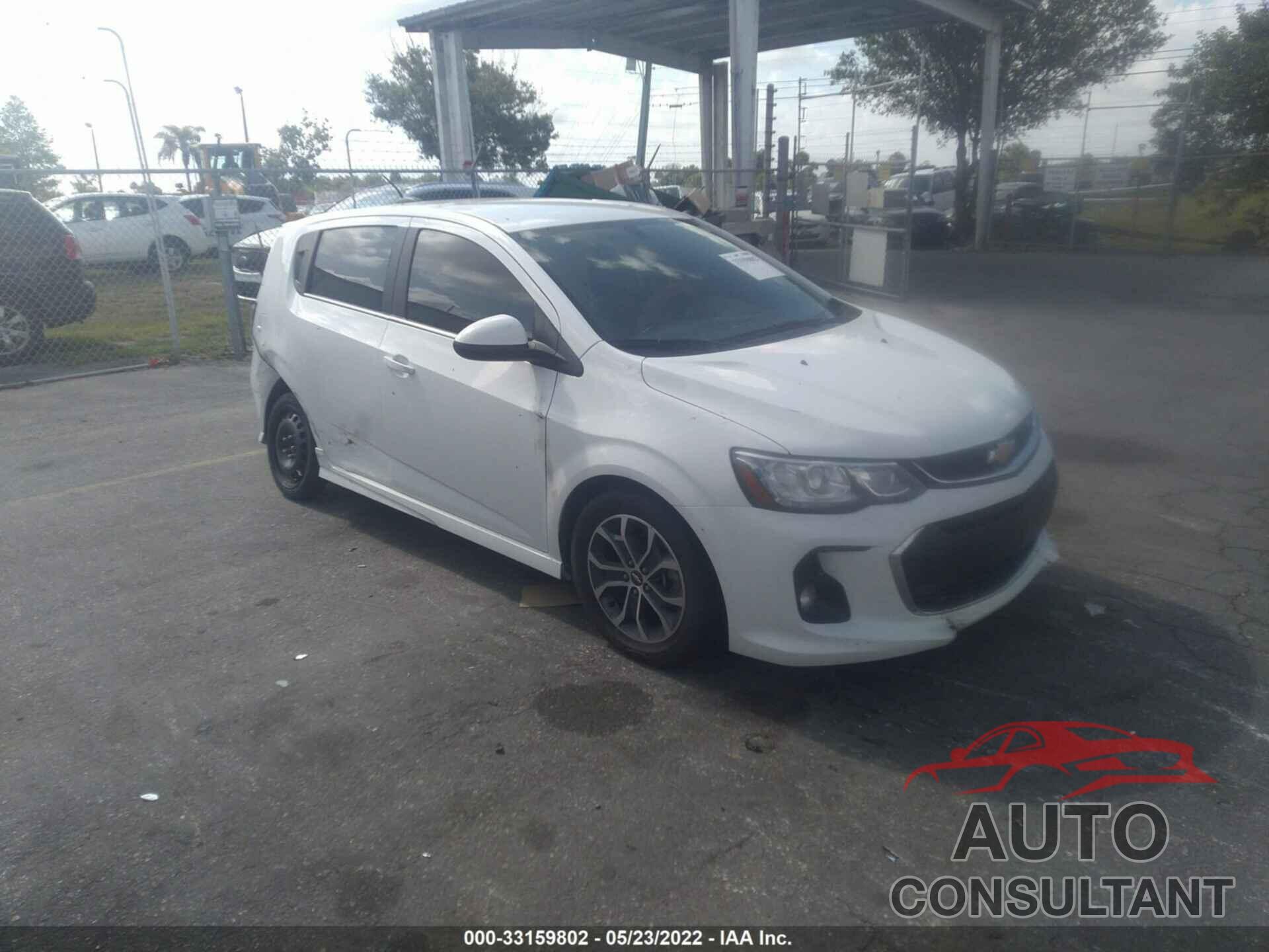 CHEVROLET SONIC 2017 - 1G1JD6SH7H4163532