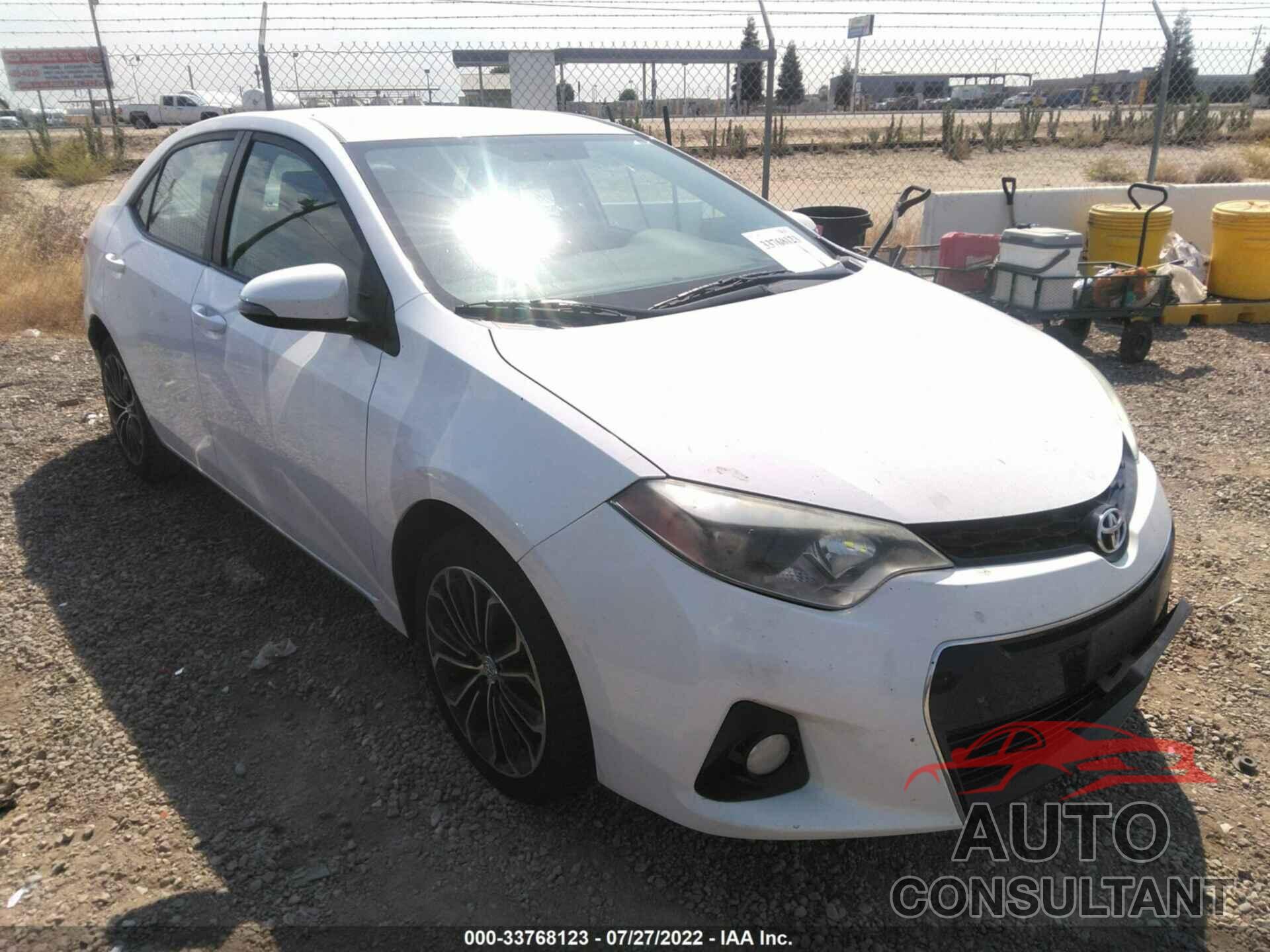 TOYOTA COROLLA 2016 - 5YFBURHE4GP448940