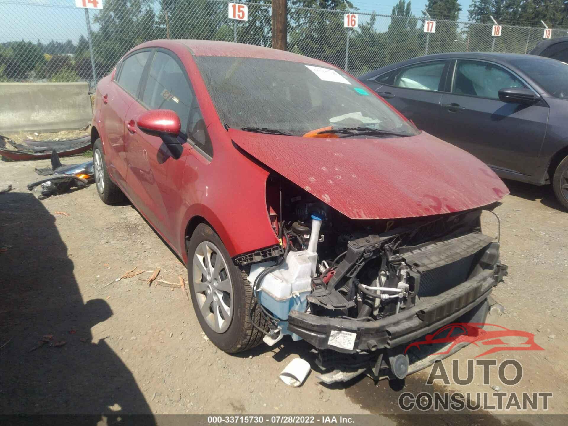 KIA RIO 2017 - KNADM4A39H6109570