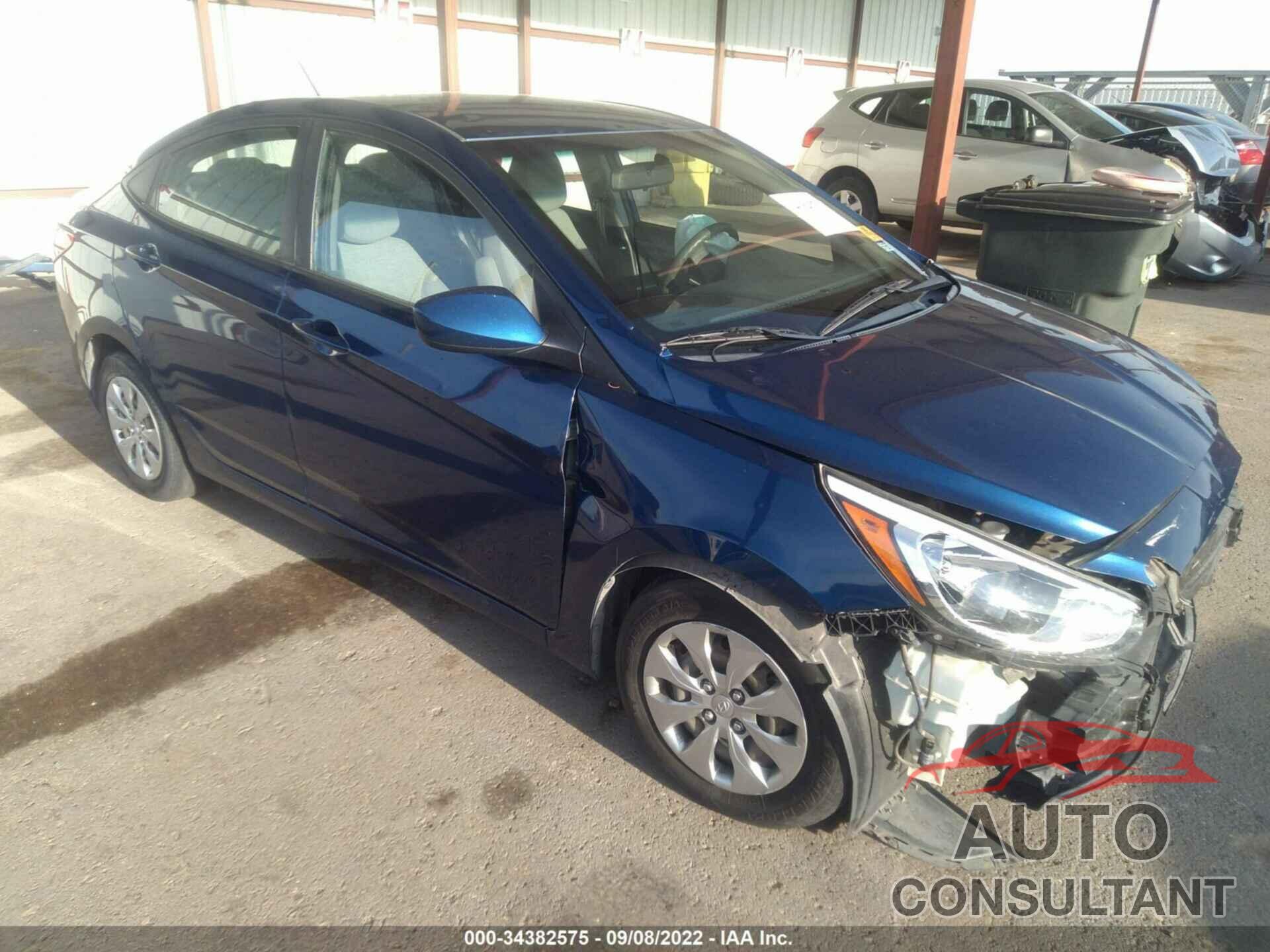 HYUNDAI ACCENT 2017 - KMHCT4AEXHU278765