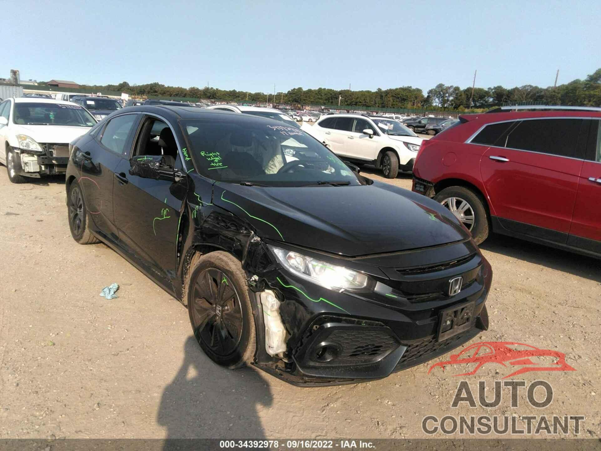 HONDA CIVIC HATCHBACK 2017 - SHHFK7H51HU425607