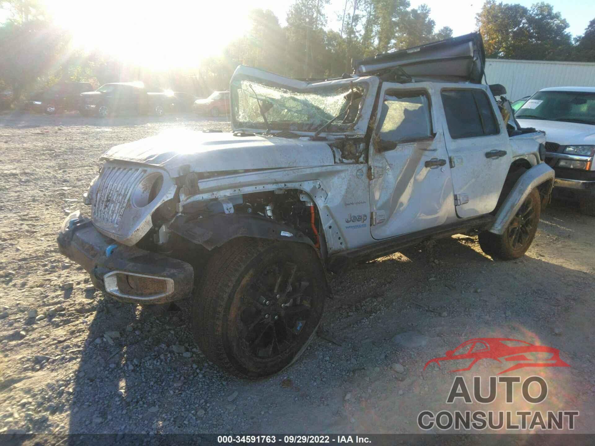 JEEP WRANGLER 4XE 2022 - 1C4JJXP67NW129040