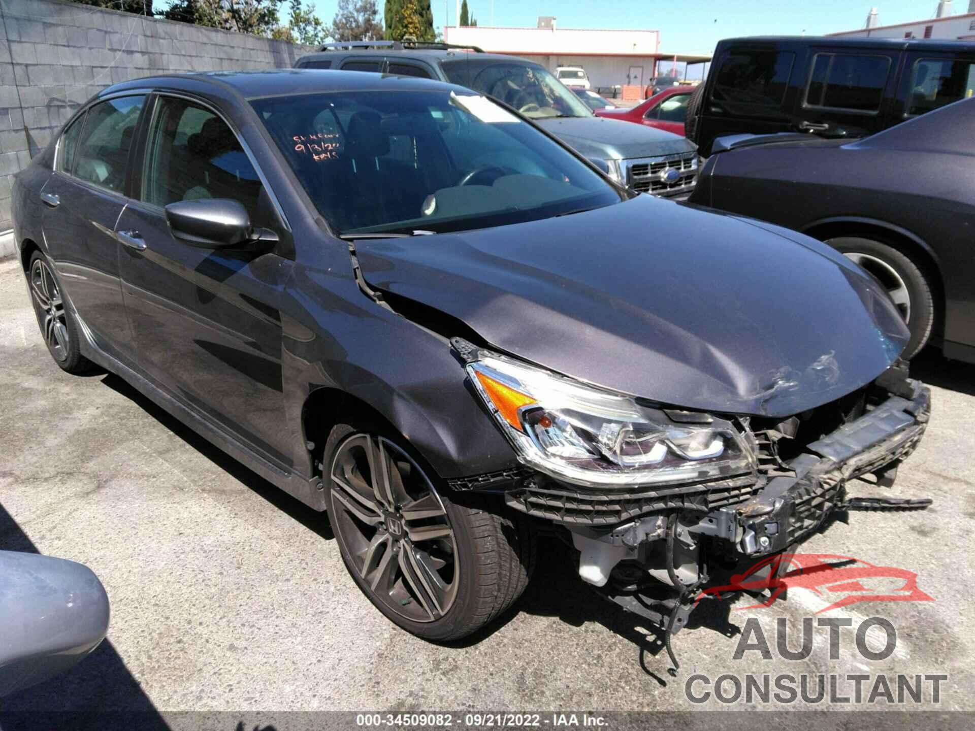 HONDA ACCORD SEDAN 2017 - 1HGCR2F58HA292120