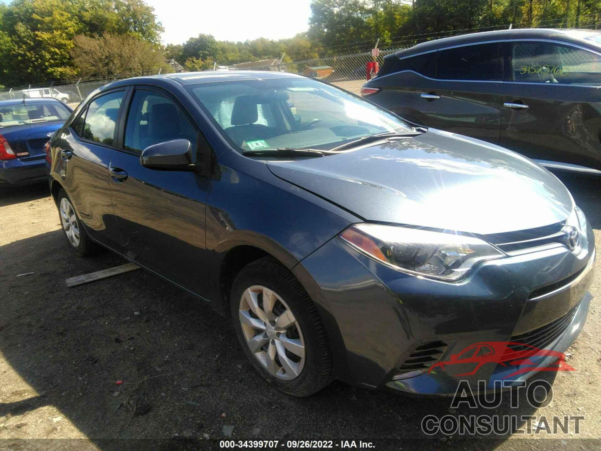 TOYOTA COROLLA 2016 - 2T1BURHE7GC717254
