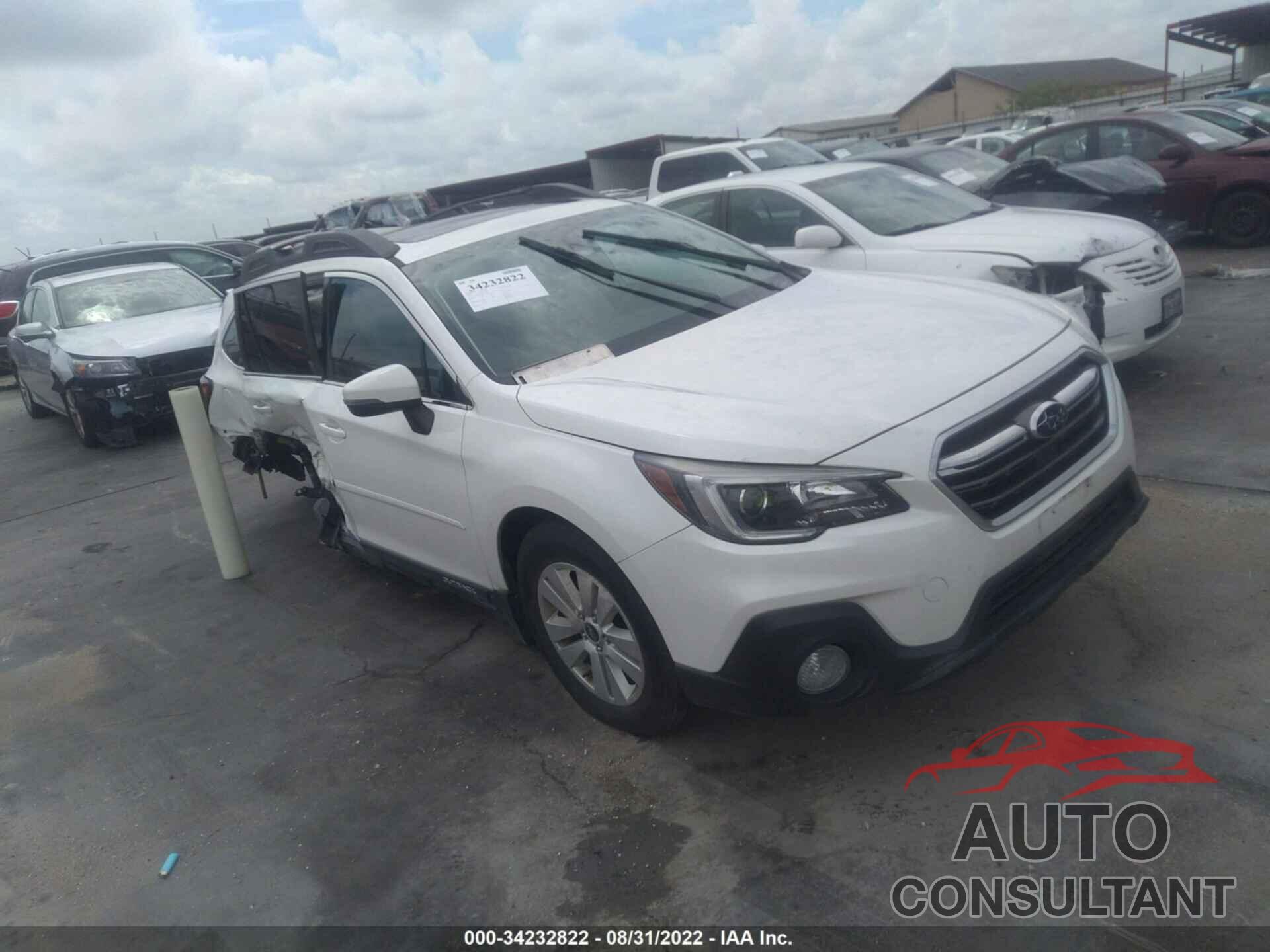 SUBARU OUTBACK 2019 - 4S4BSAHC0K3256739